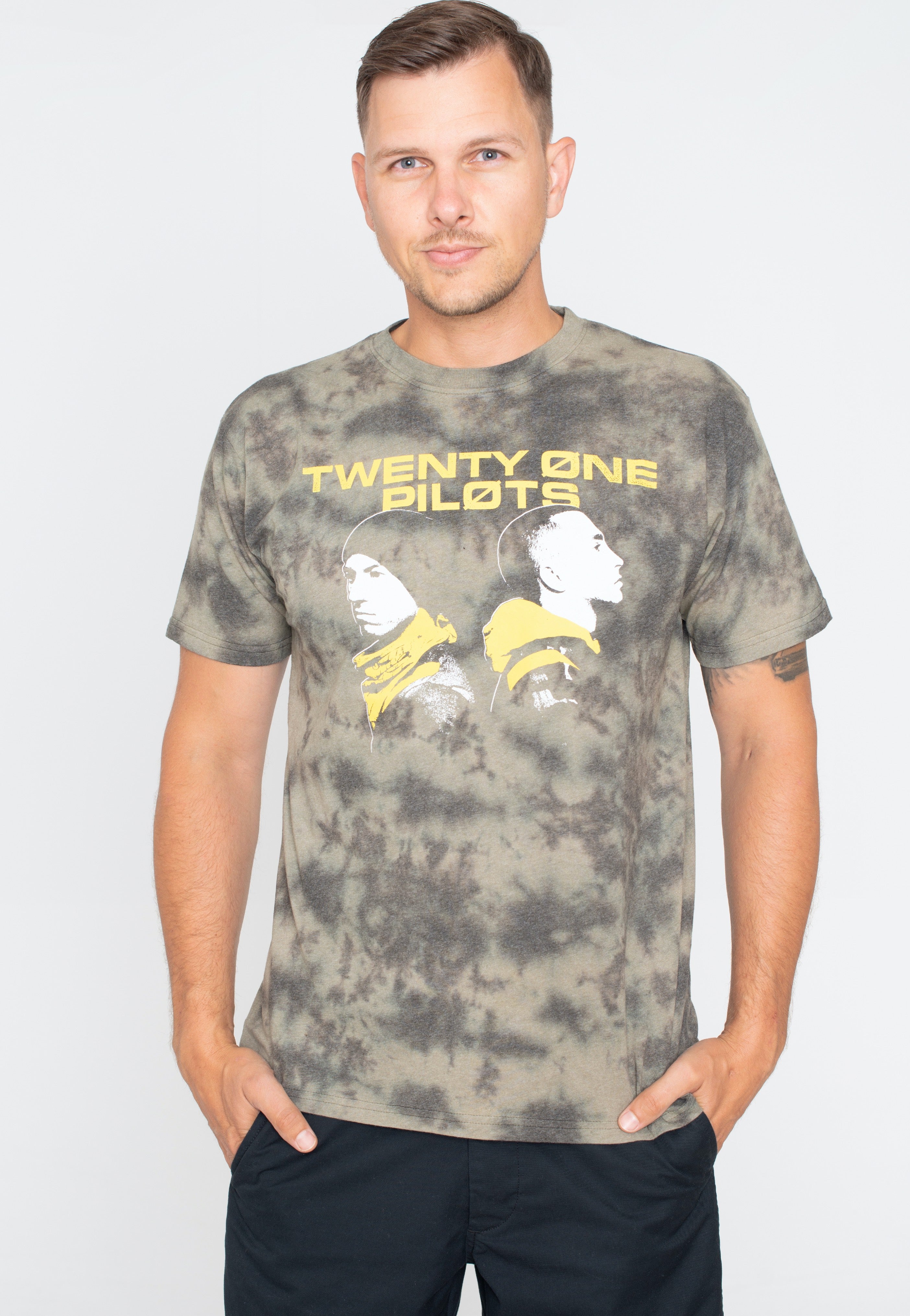 Twenty One Pilots - Back To Back Dip-Dye - T-Shirt | Men-Image