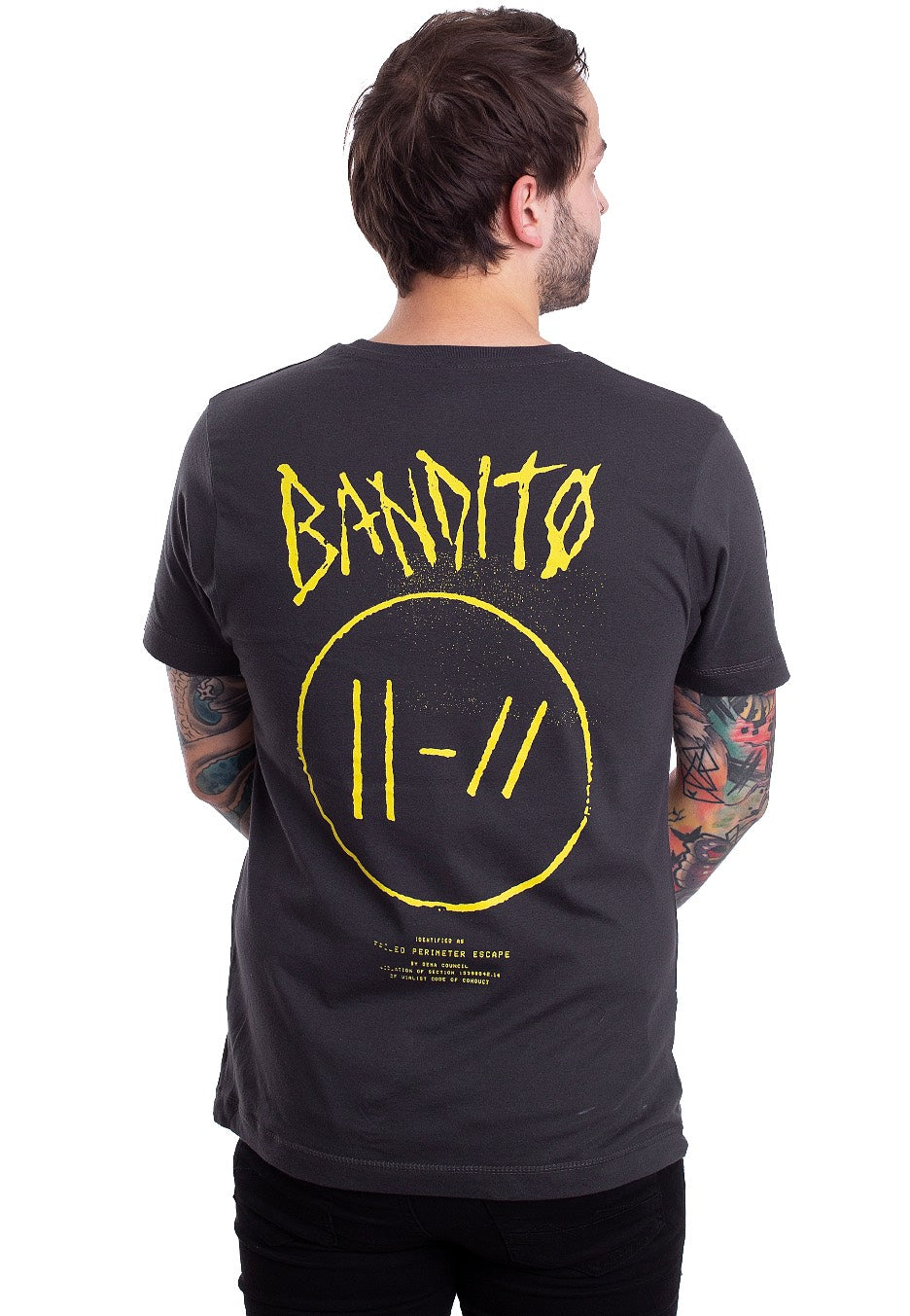 Twenty One Pilots - Bandito Circle Charcoal - T-Shirt | Men-Image