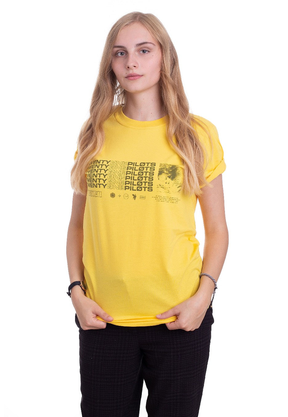 Twenty One Pilots - Stacker Yellow - T-Shirt | Women-Image