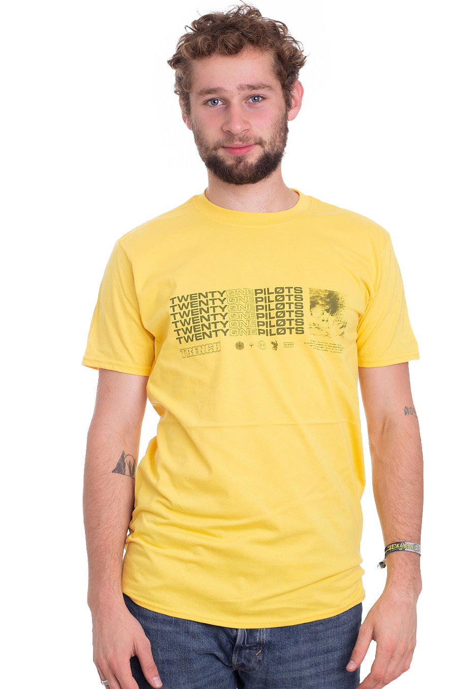 Twenty One Pilots - Stacker Yellow - T-Shirt | Men-Image