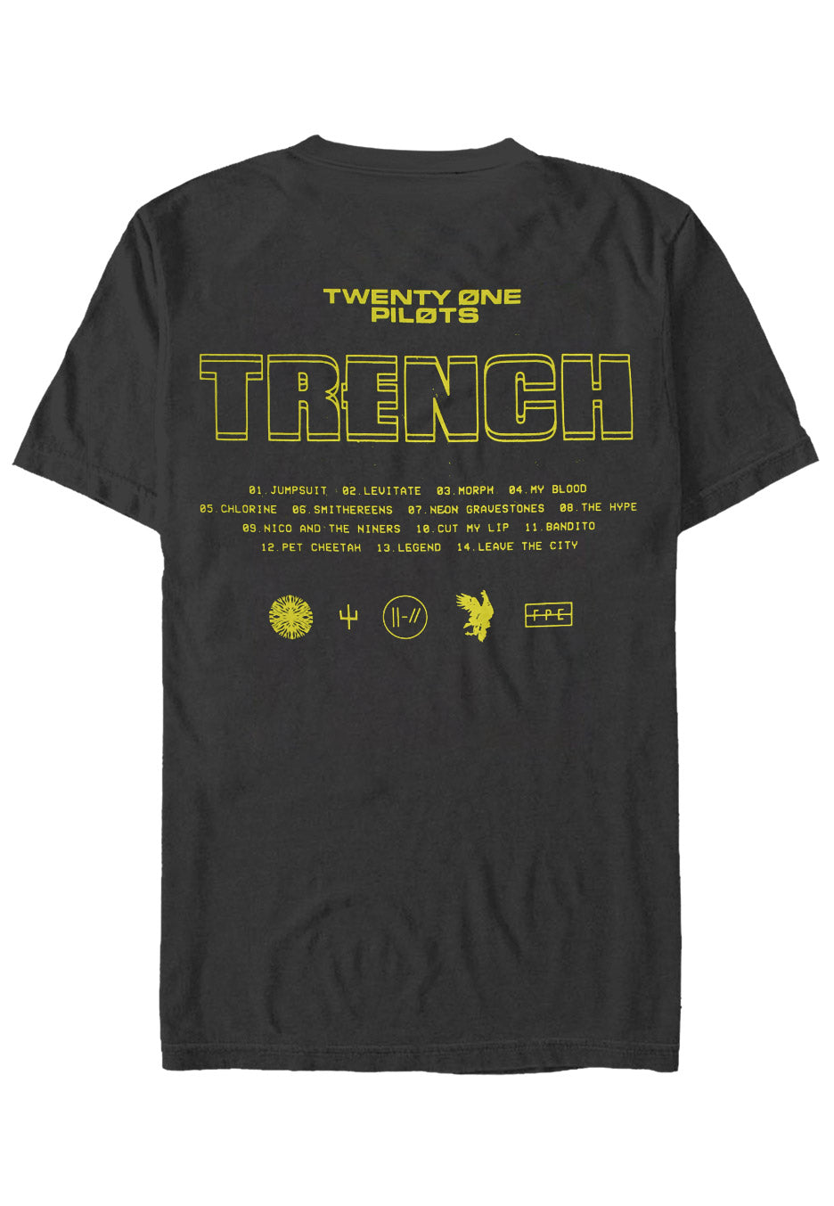 Twenty One Pilots - Title Charcoal - T-Shirt | Neutral-Image