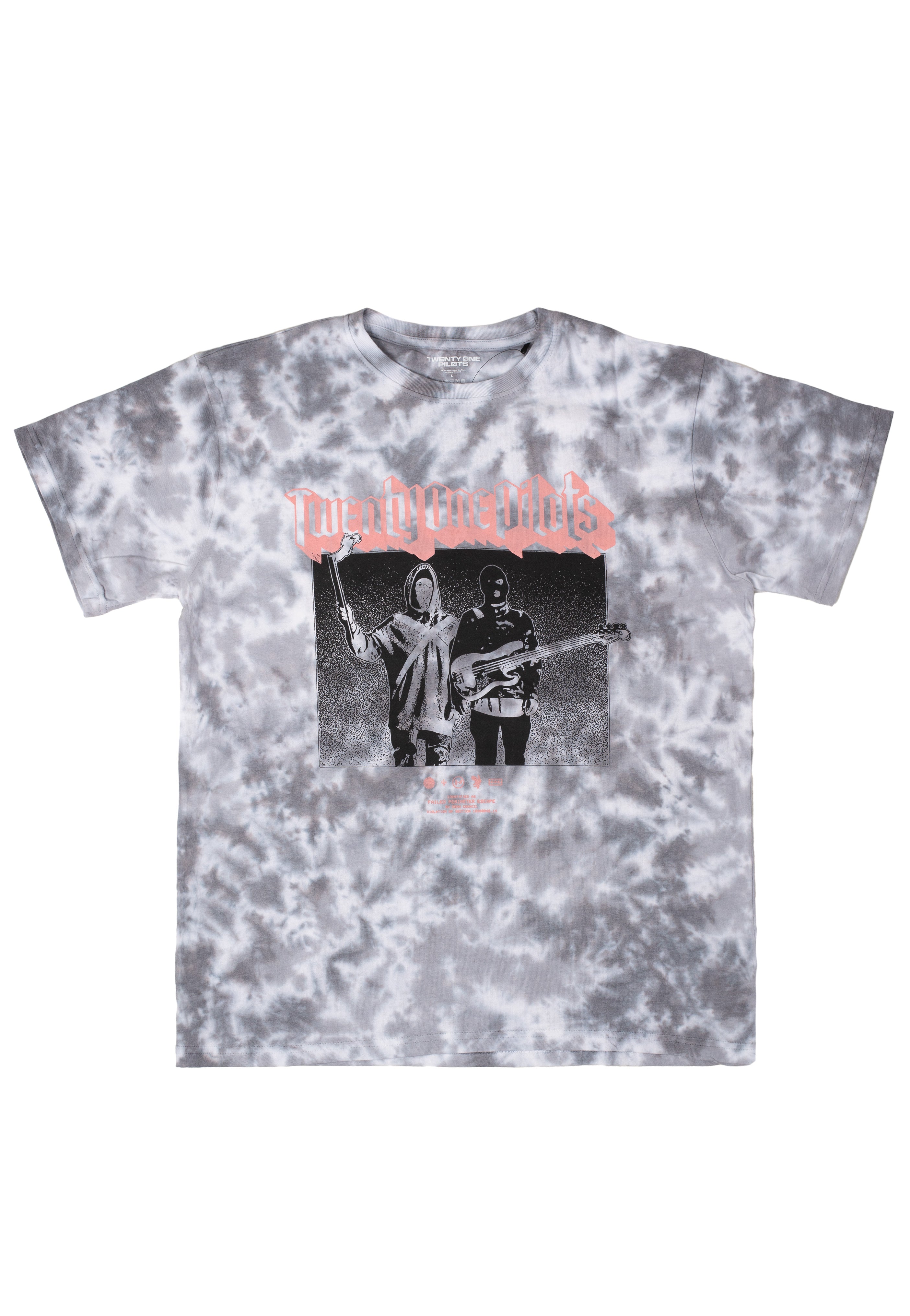 Twenty One Pilots - Torch Bearers Dip-Dye Grey - T-Shirt | Neutral-Image