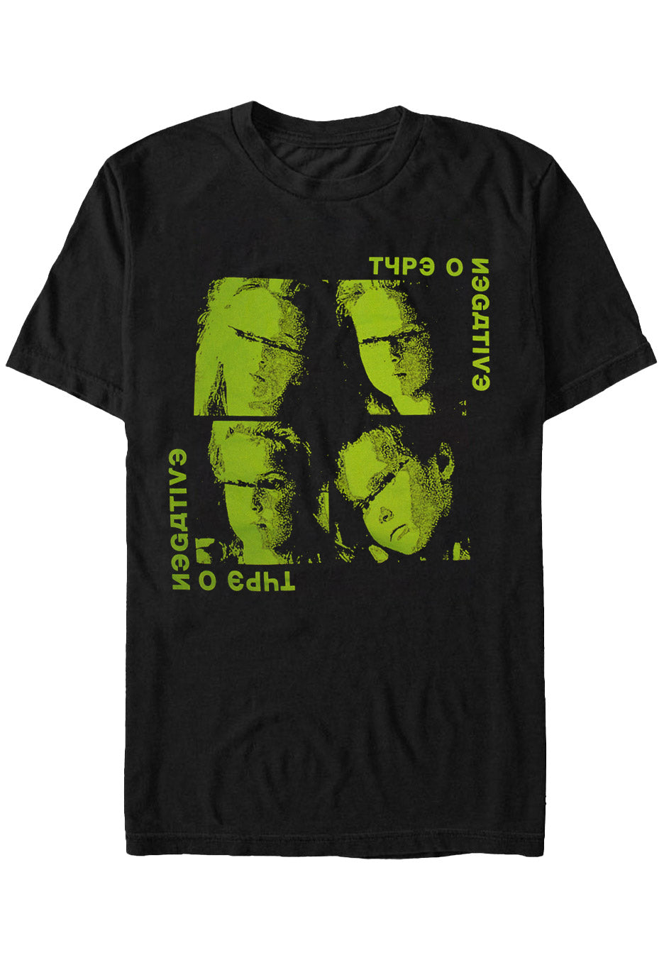 Type O Negative - Four Faces - T-Shirt | Neutral-Image