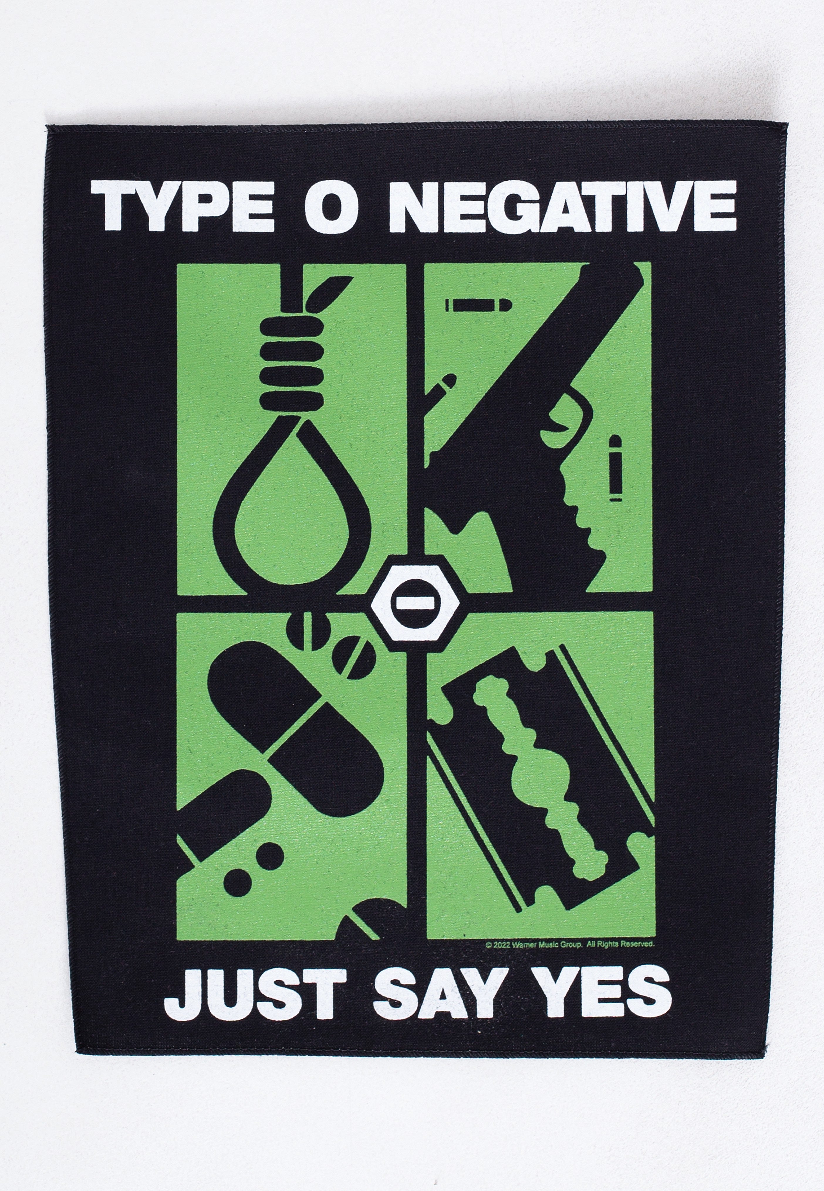 Type O Negative - Just Say Yes - Backpatch | Neutral-Image