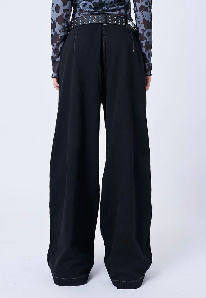 Minga London - Tyra Black Utility Pockets - Pants | Women-Image