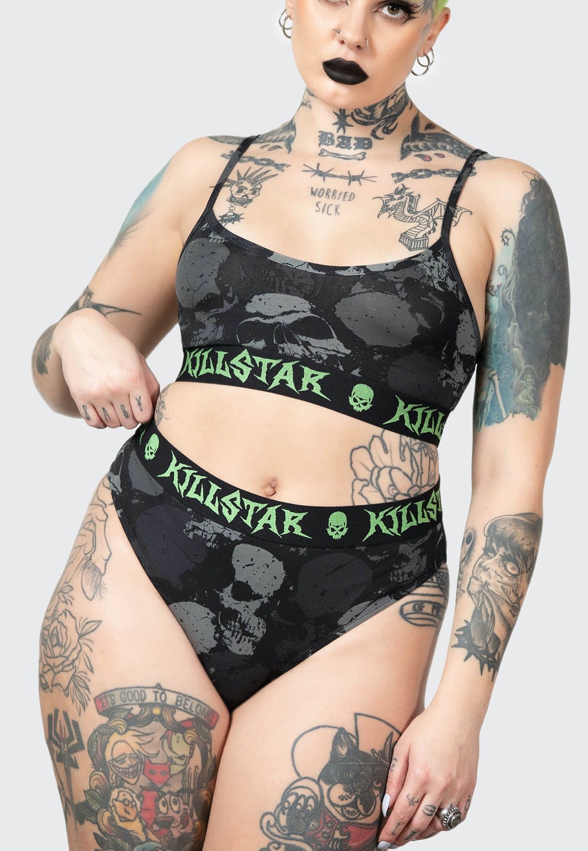 Killstar - Tzompantli Black - Panties | Women-Image