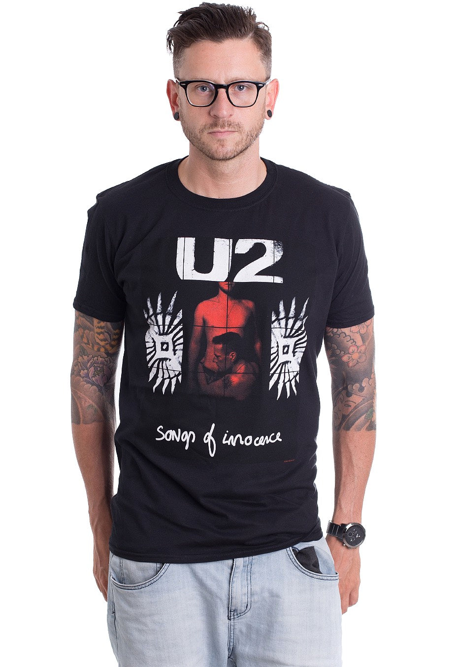 U2 - Songs Of Innocence Red Shade - T-Shirt | Men-Image