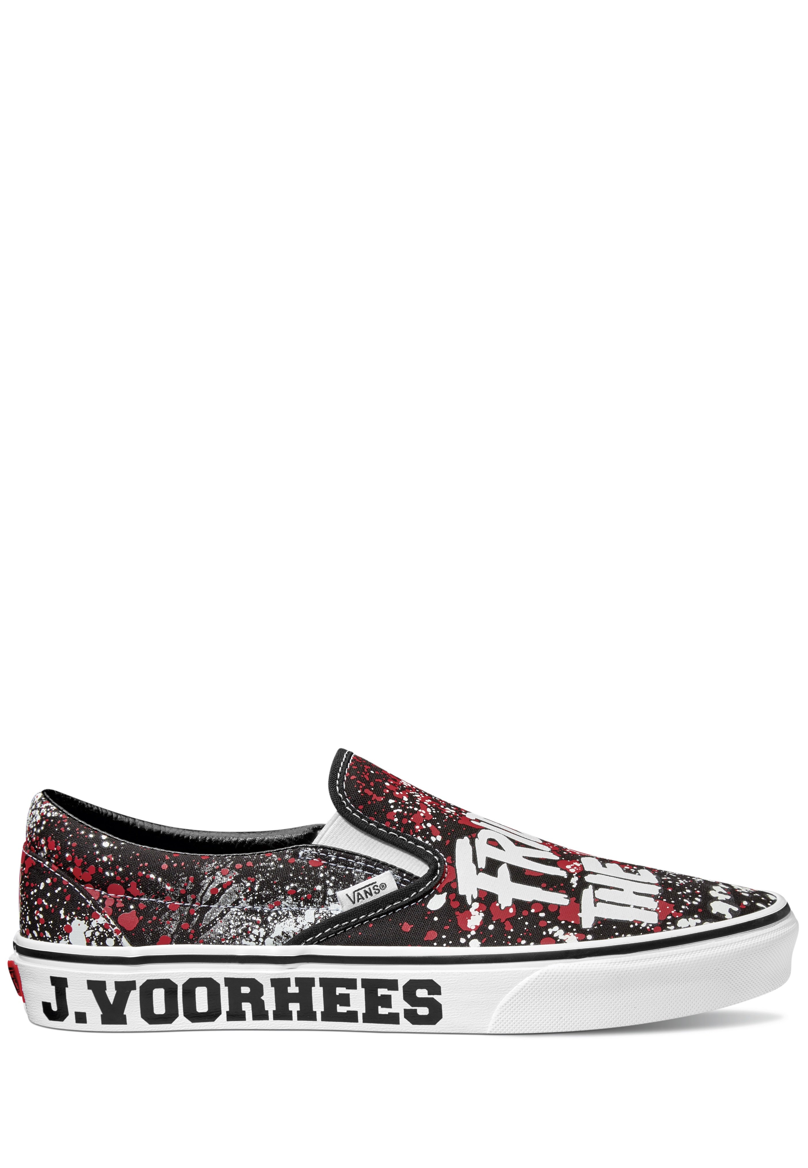 Vans x House Of Terror store Classic Slip-On Friday The 13th Shoes NWOT Men’s sz 10.5