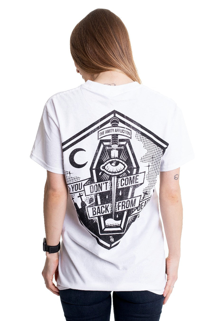 The Amity Affliction - Coffin White - T-Shirt | Women-Image