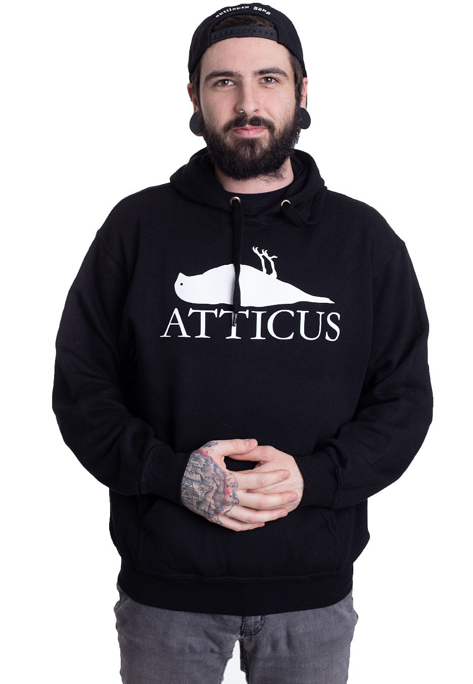 Atticus - Brand Logo Black - Hoodie | Men-Image