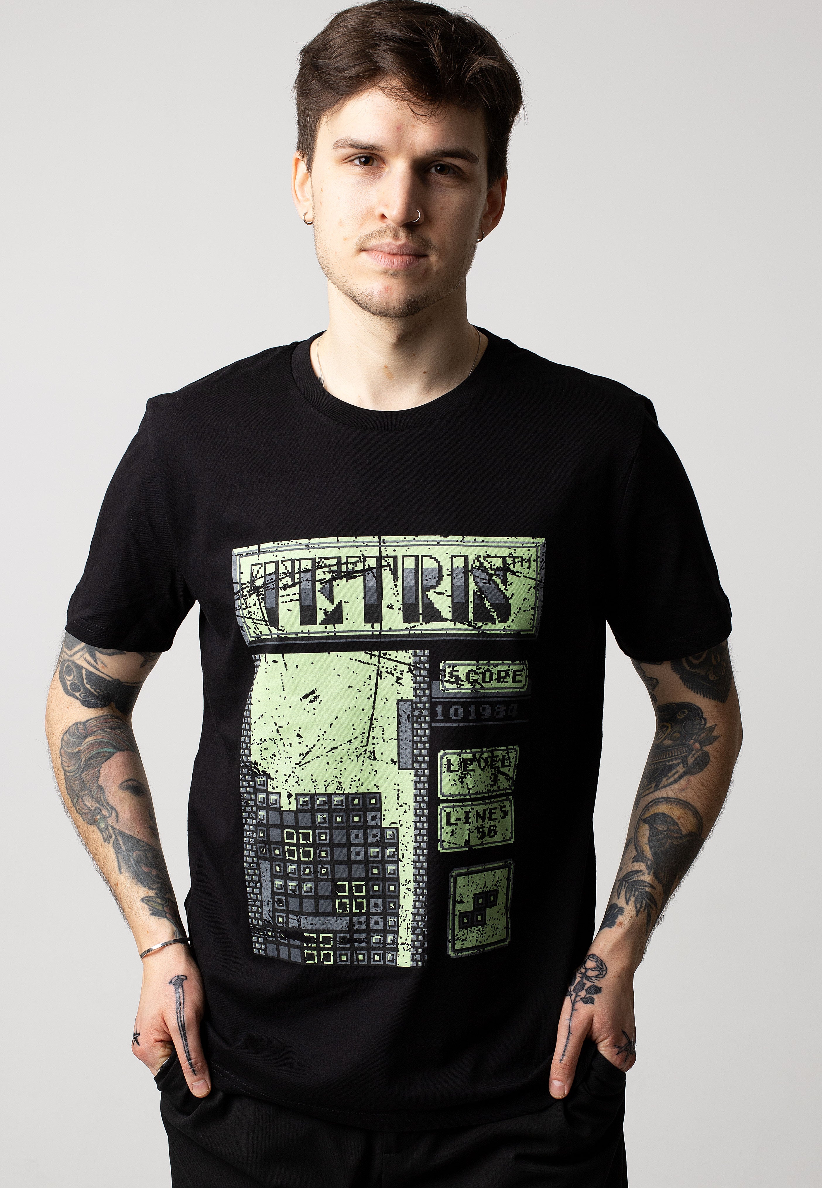 Tetris - Retro Print - T-Shirt | Men-Image