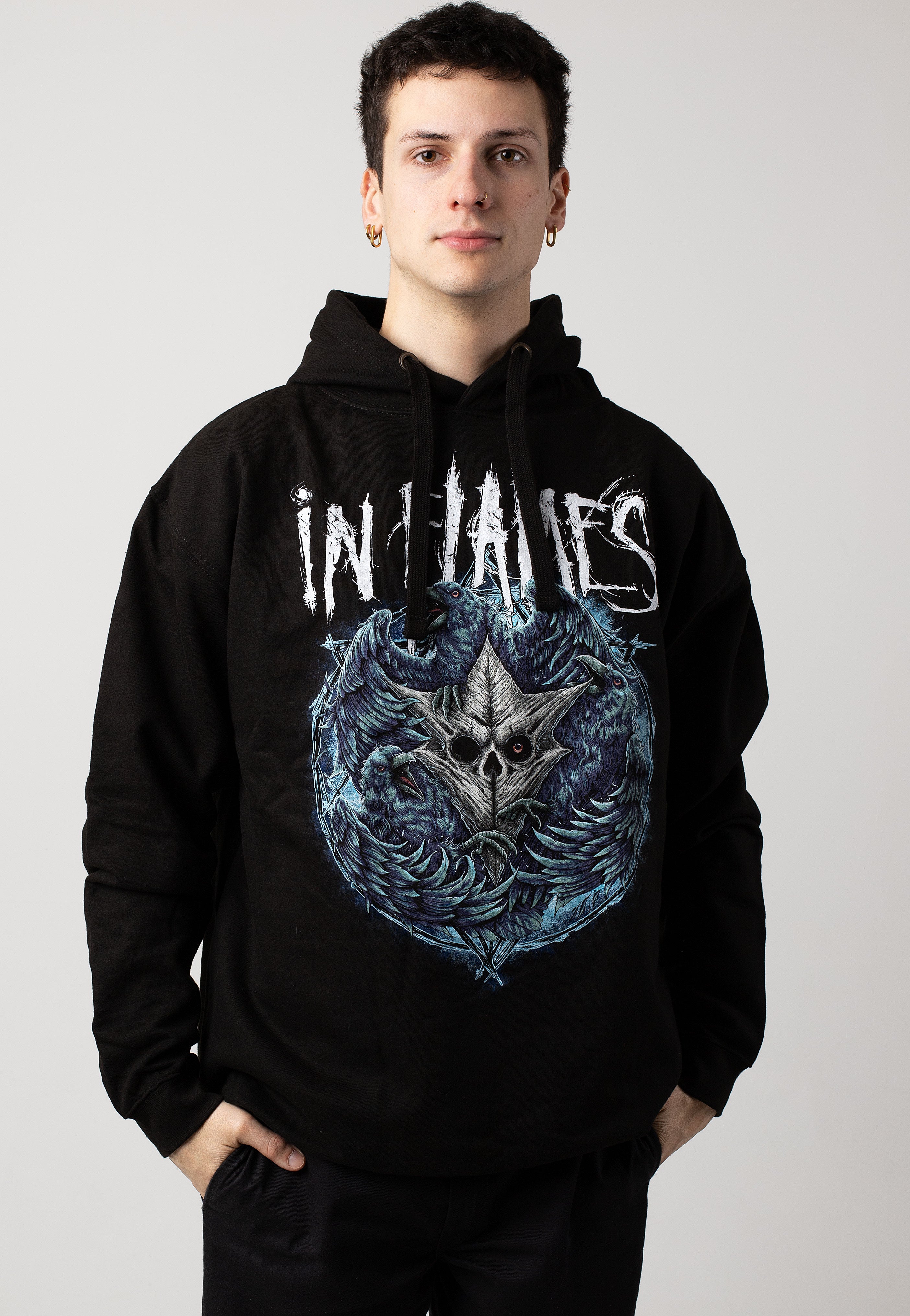 In Flames - Jesterhead Raven - Hoodie | Men-Image