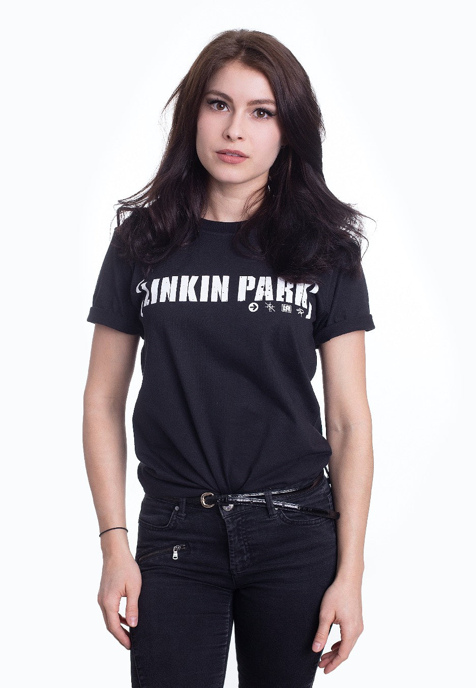 Linkin Park - Bracket Logo - T-Shirt | Women-Image