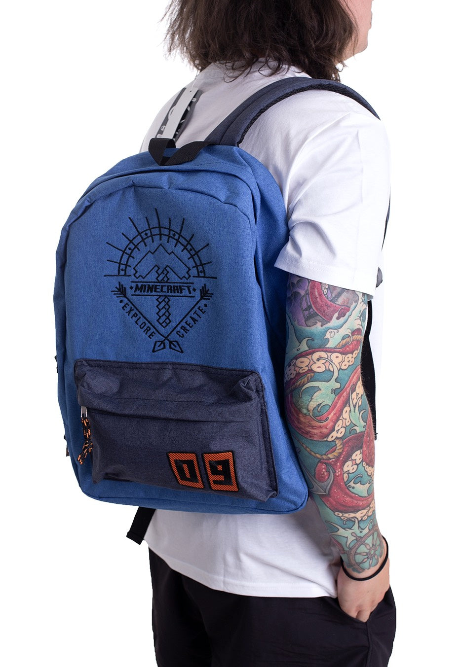 Minecraft - Blue - Backpack | Neutral-Image