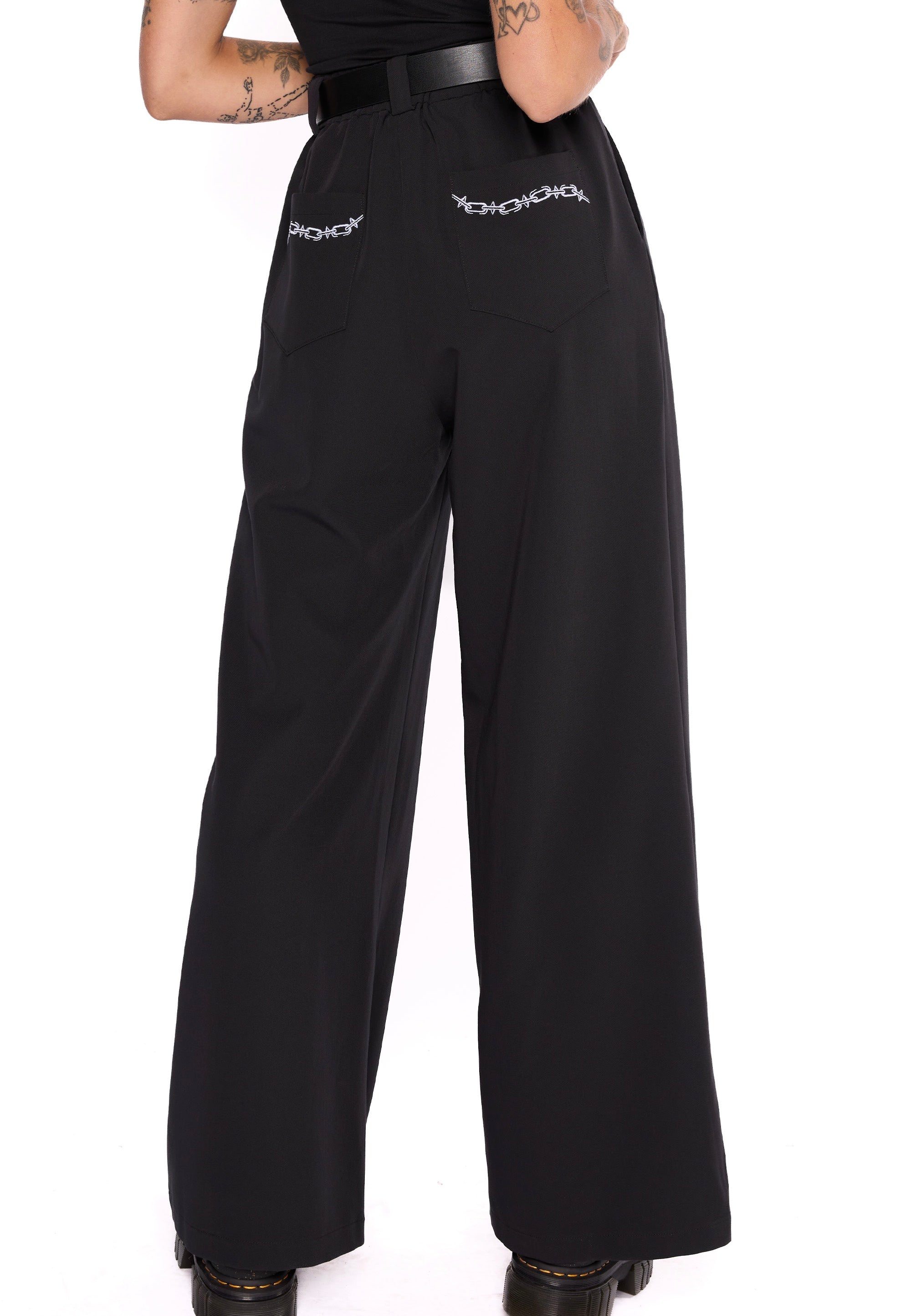 Mary Wyatt - Unchained Wide Leg O-Ring - Pants | Women-Image