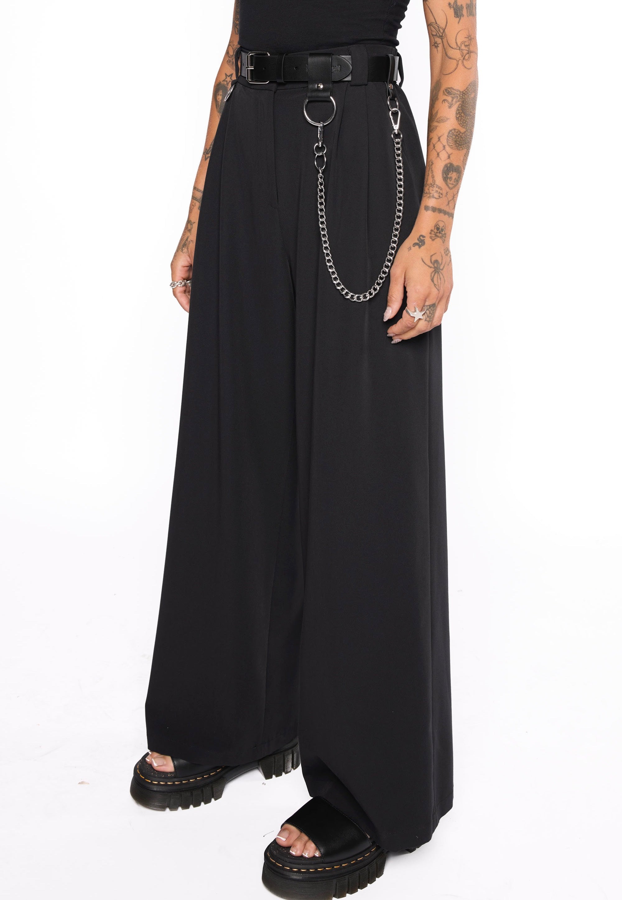 Mary Wyatt - Unchained Wide Leg O-Ring - Pants | Women-Image