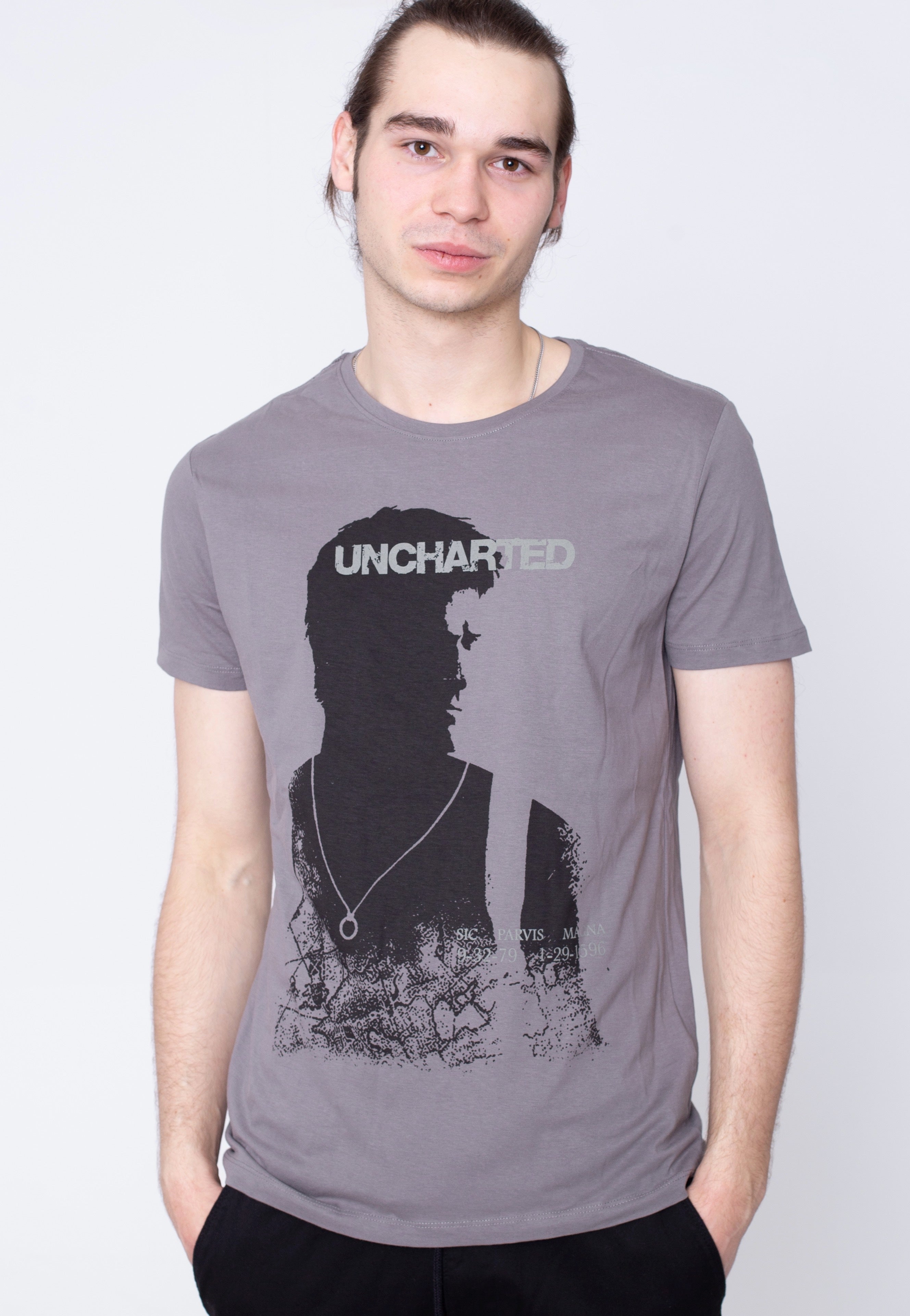 Uncharted - Nathan Drake Grey - T-Shirt | Men-Image