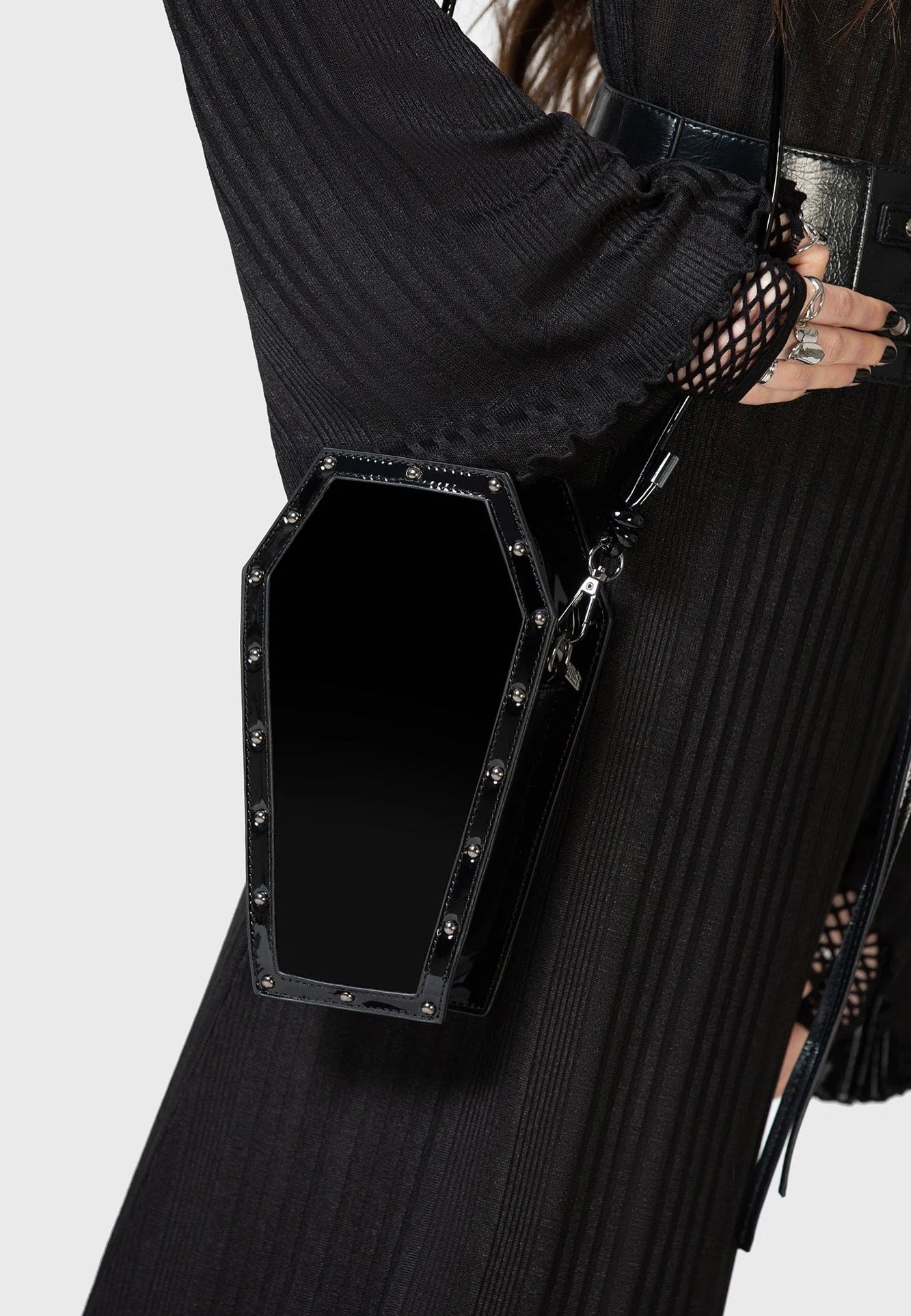 Killstar x Kihilist - Unconfirmed Coffin Crossbody Black - Bag | Neutral-Image