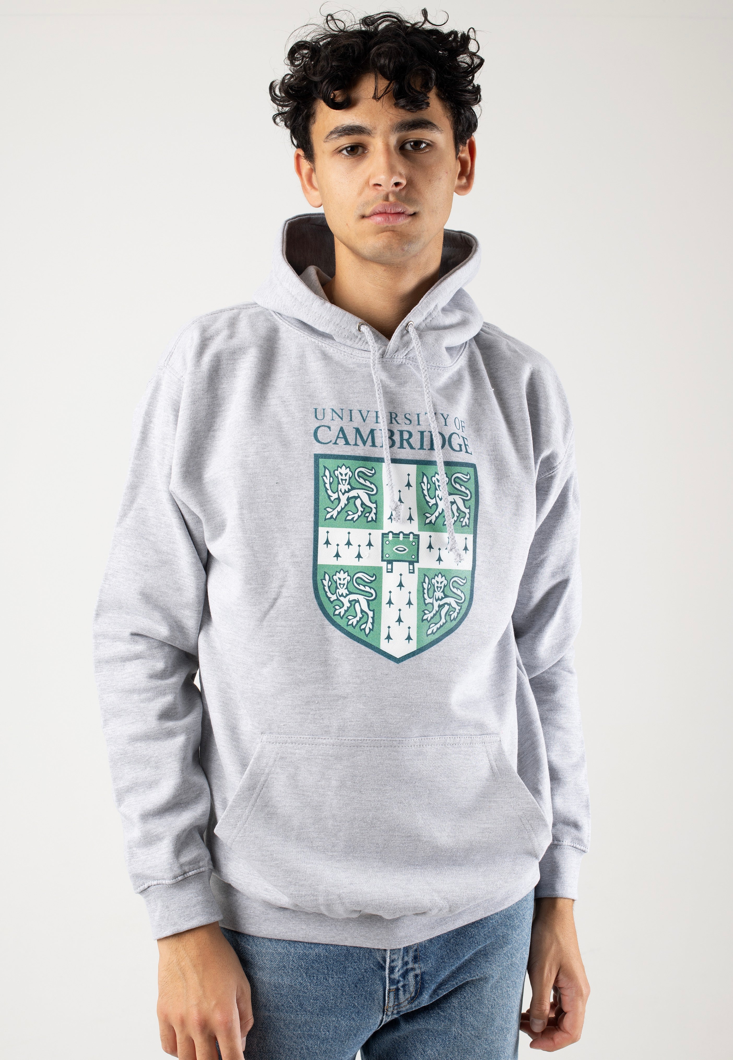 Universities - University Of Cambridge Shield Heather Grey - Hoodie | Men-Image