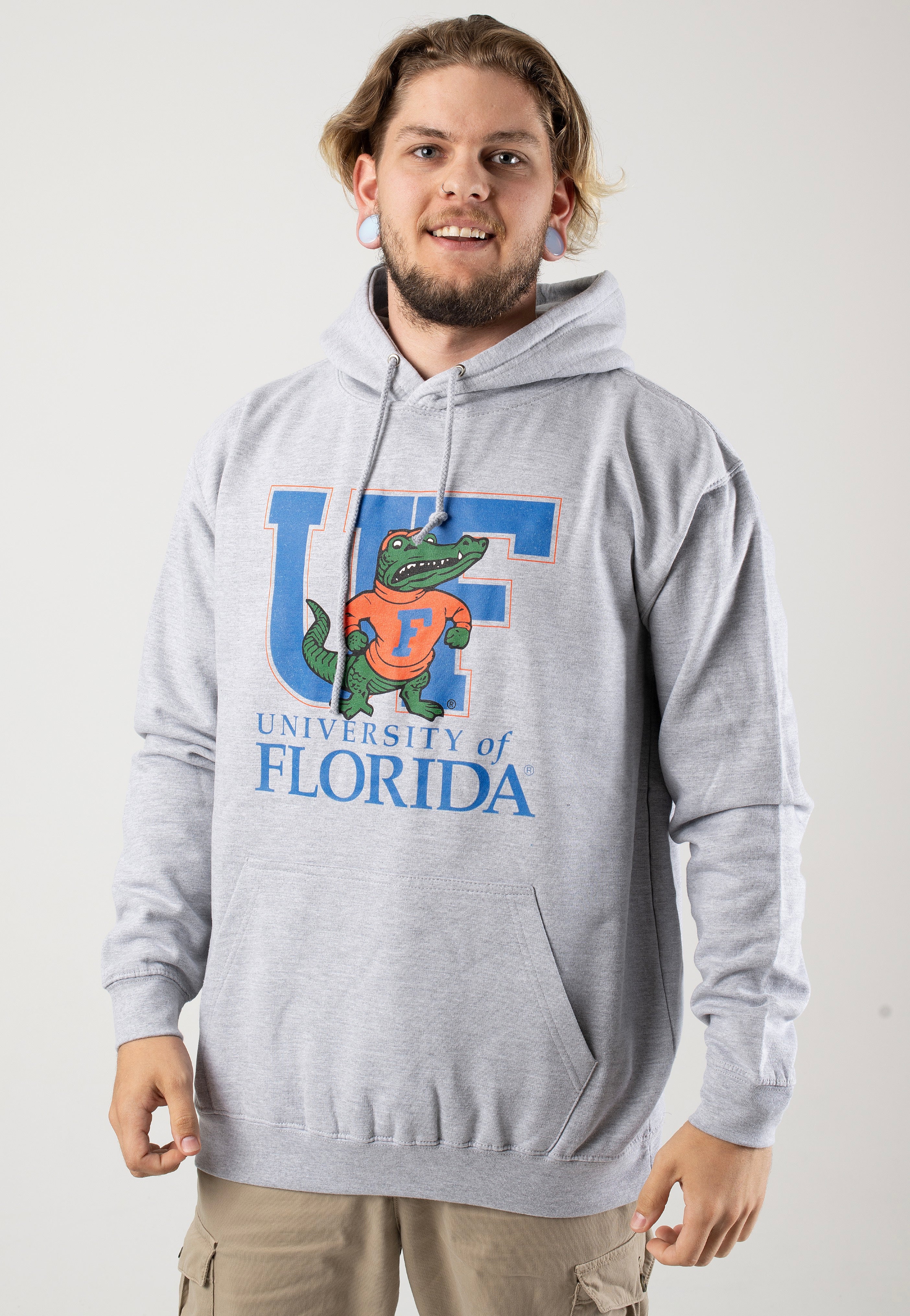 Universities - University Of Florida UF Heather Grey - Hoodie | Men-Image