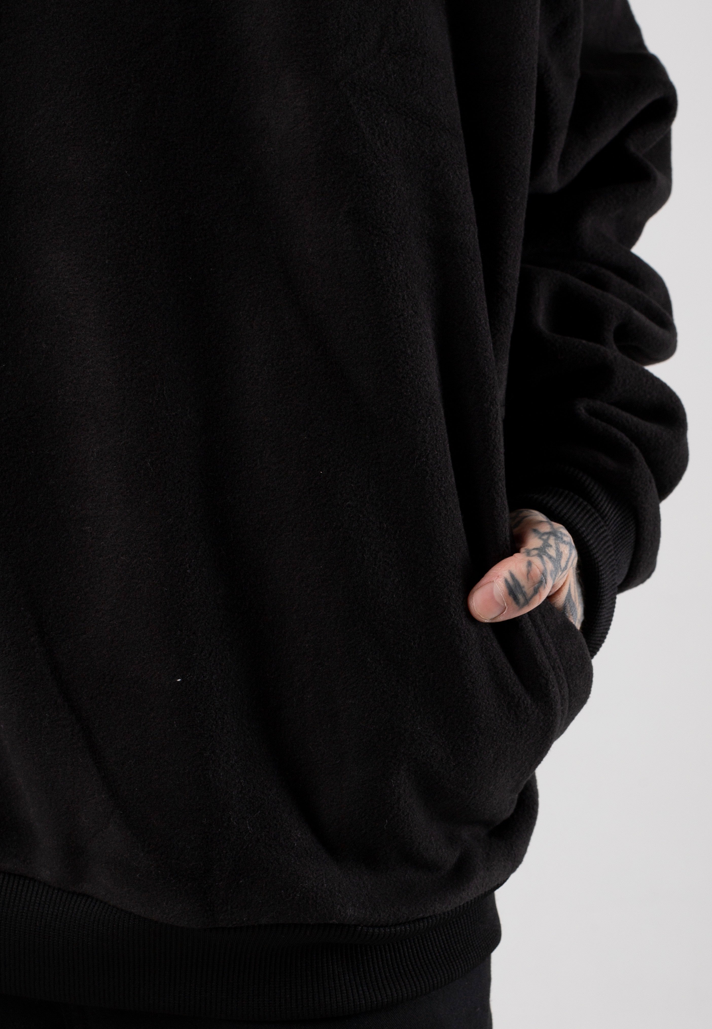 Urban Classics - Basic Polar Fleece Black - Pullover | Men-Image