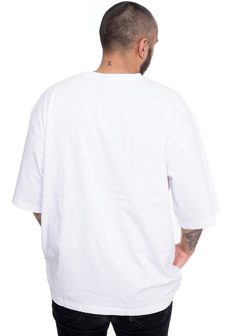 Urban Classics - Big Double Pocket White/Asphalt - T-Shirt | Men-Image