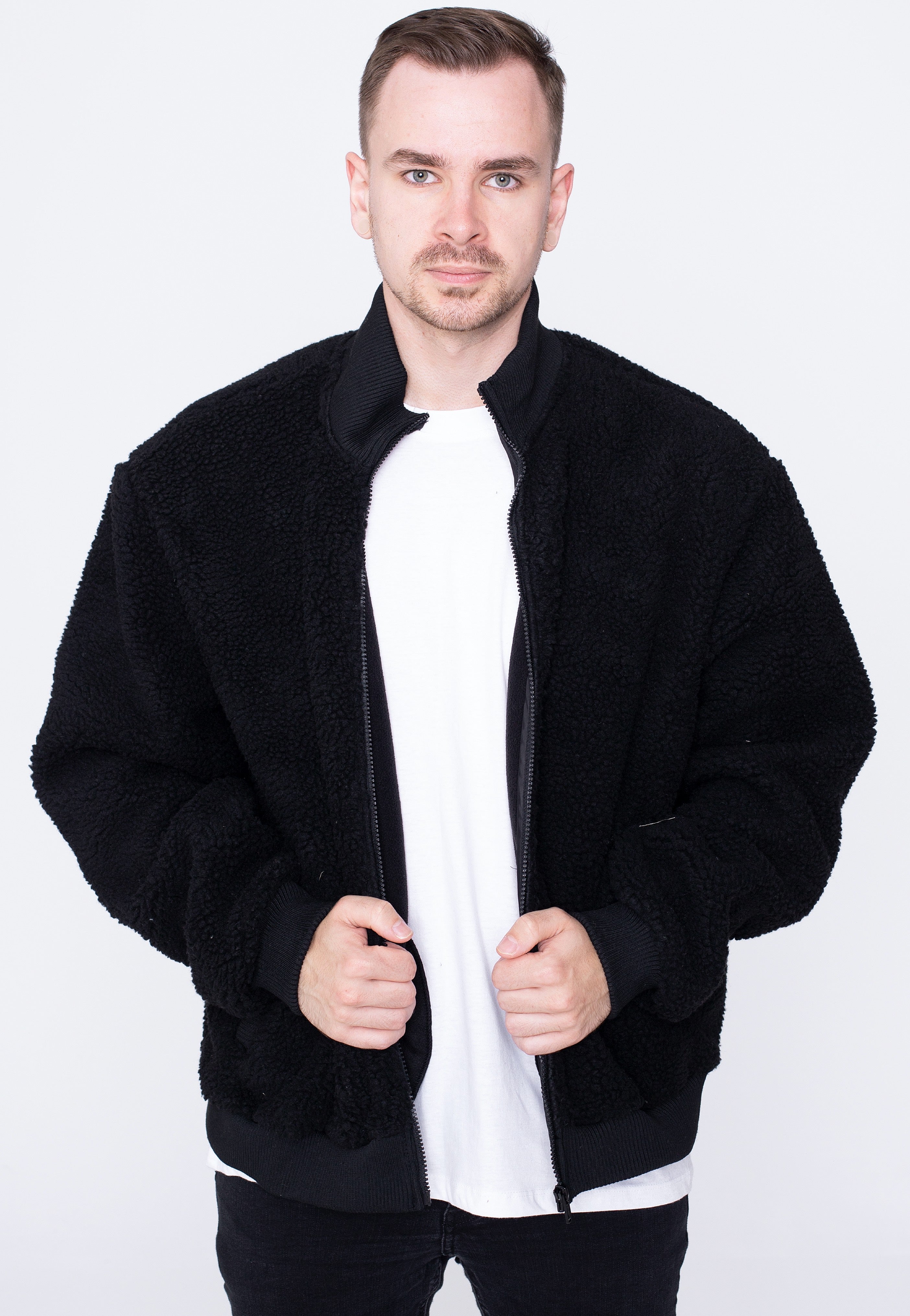 Urban Classics - Boxy Sherpa Black - Jacket | Men-Image