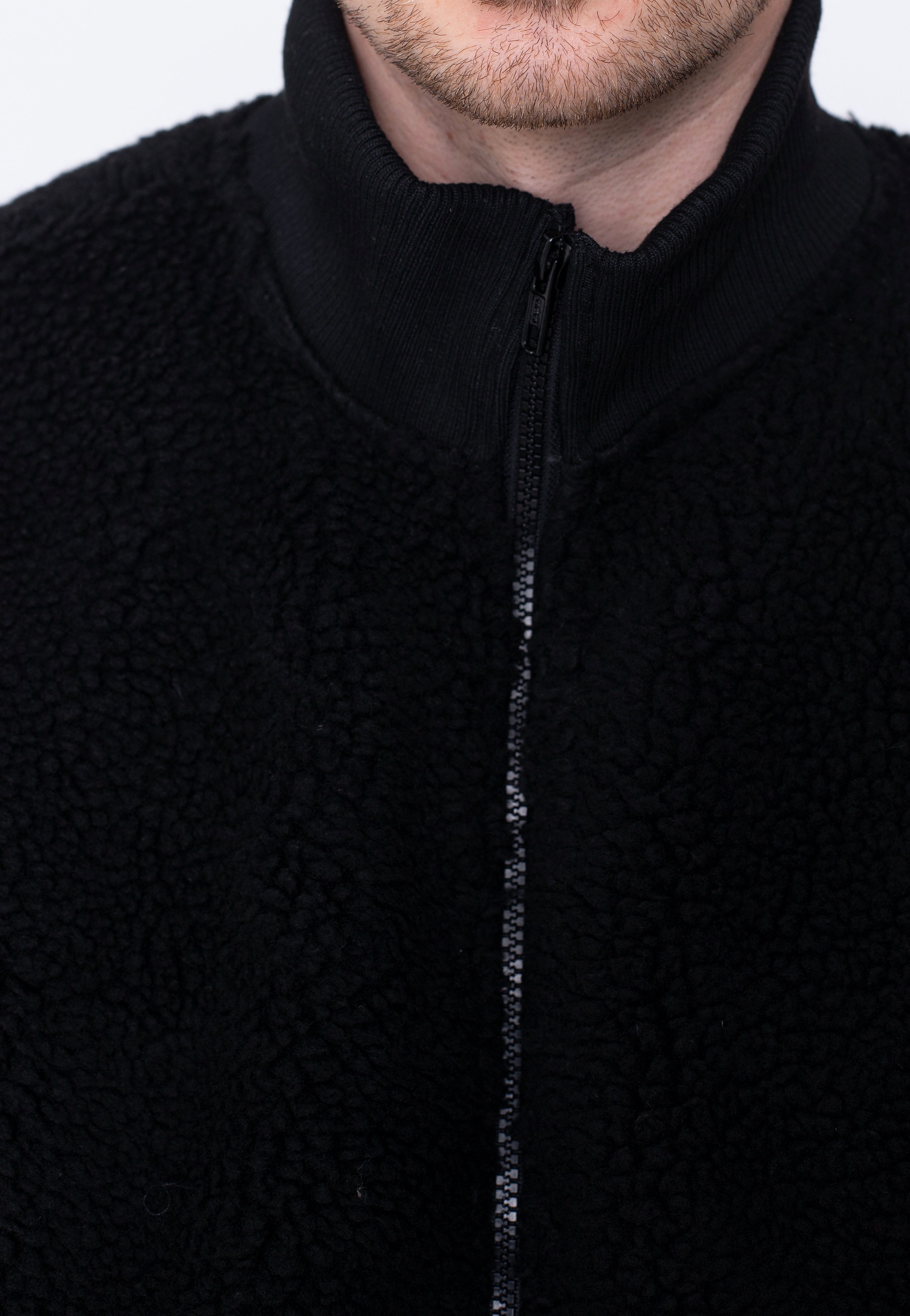 Urban Classics - Boxy Sherpa Black - Jacket | Men-Image