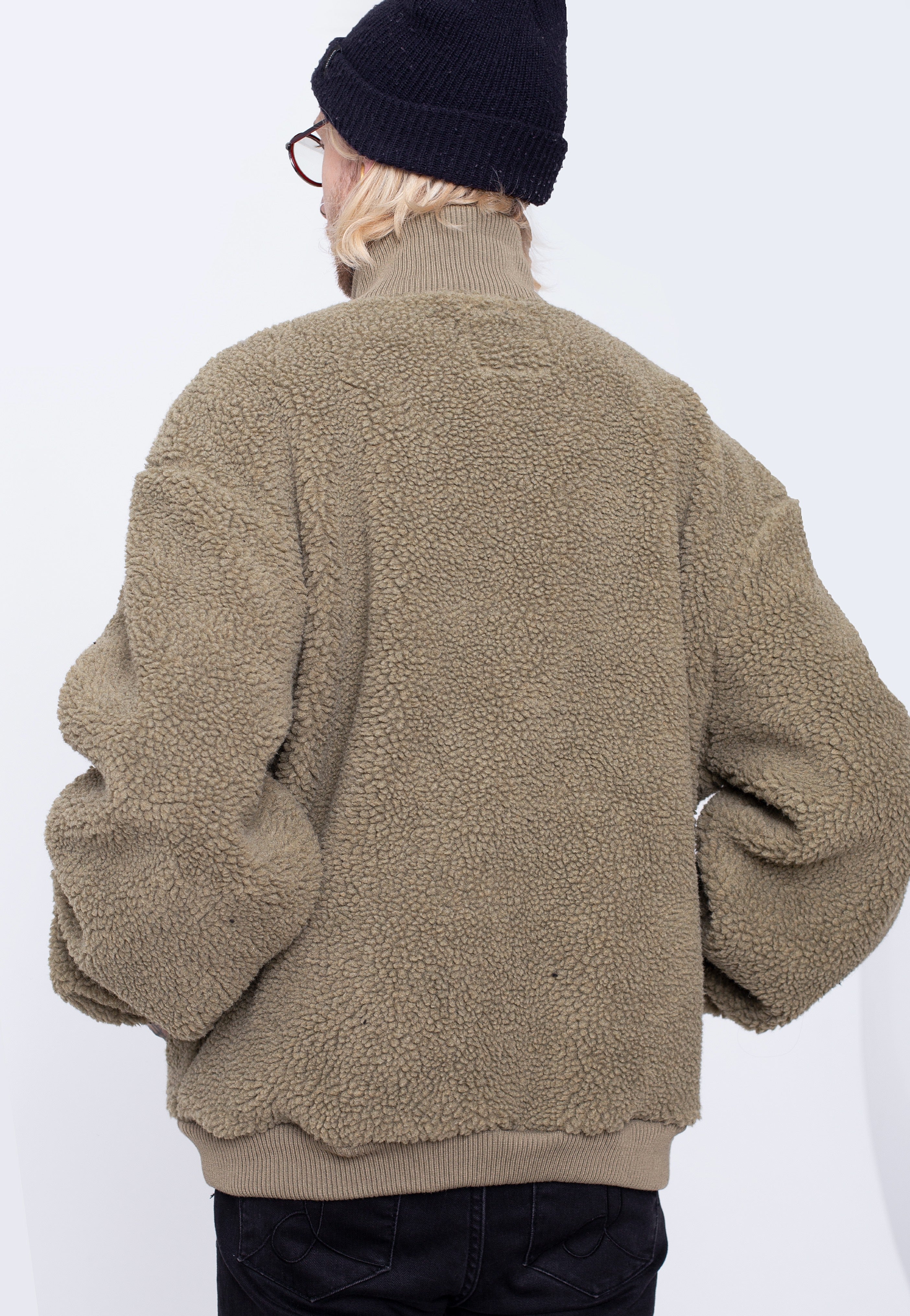 Urban Classics - Boxy Sherpa Tini Olive - Jacket | Men-Image