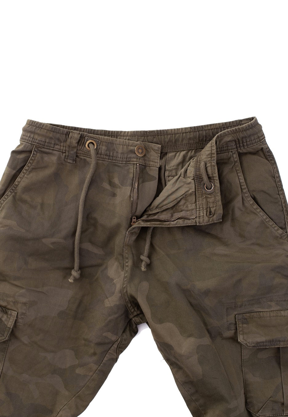 Urban Classics - Camo Cargo Olive Camouflage - Pants | Men-Image