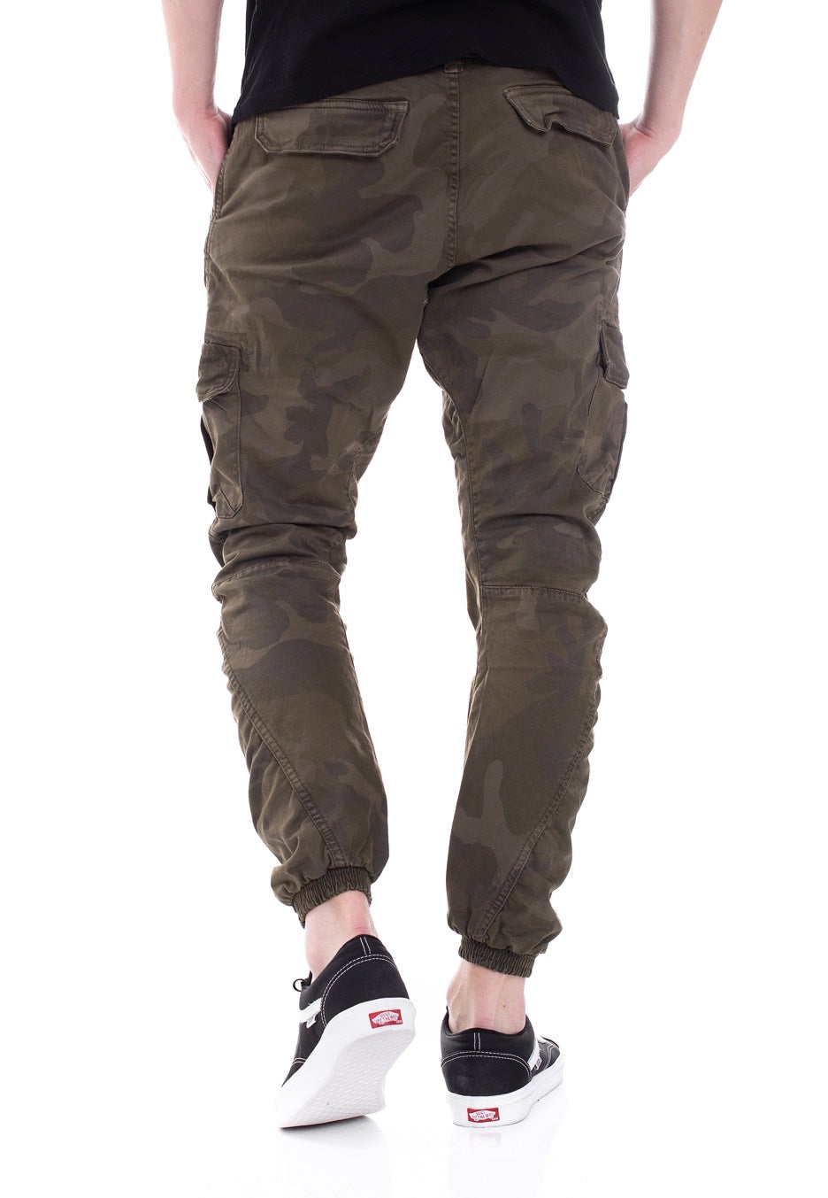 Urban Classics - Camo Cargo Olive Camouflage - Pants | Men-Image