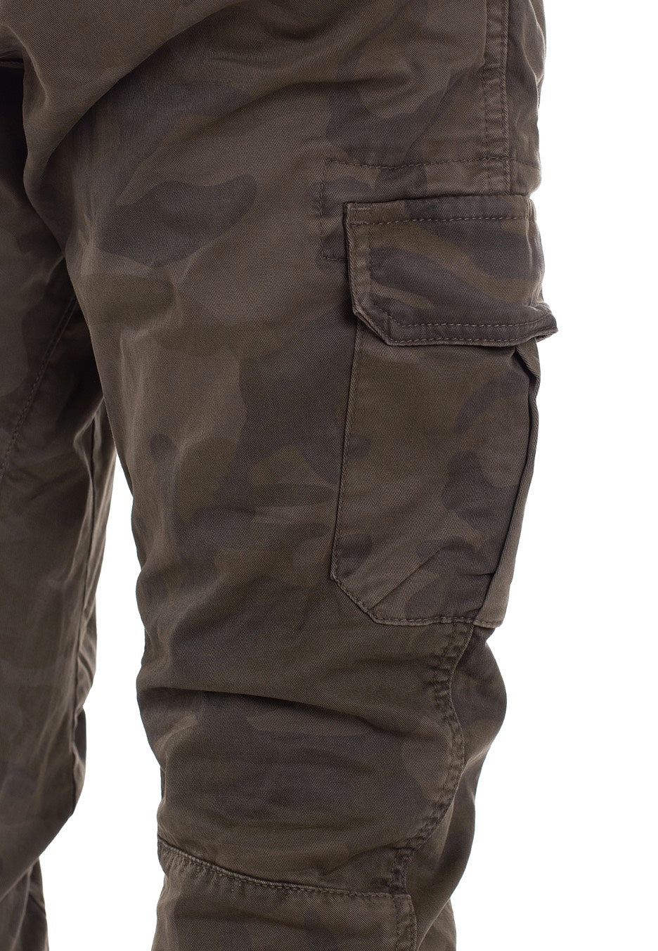 Urban Classics - Camo Cargo Olive Camouflage - Pants | Men-Image