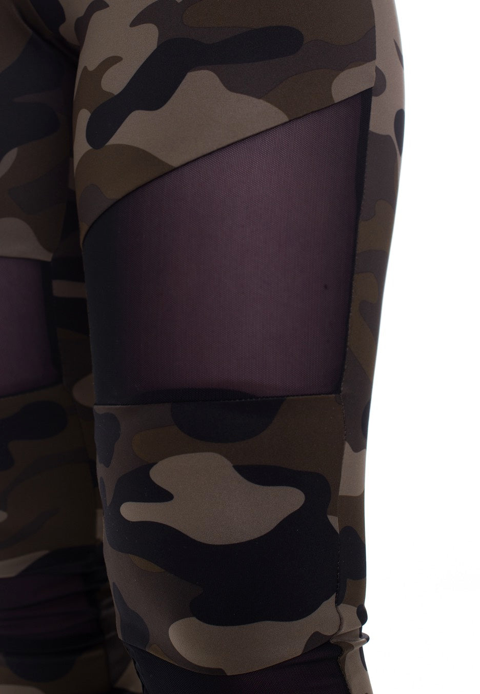 Urban Classics - Camo Tech Woodcamo/Black - Leggings | Women-Image