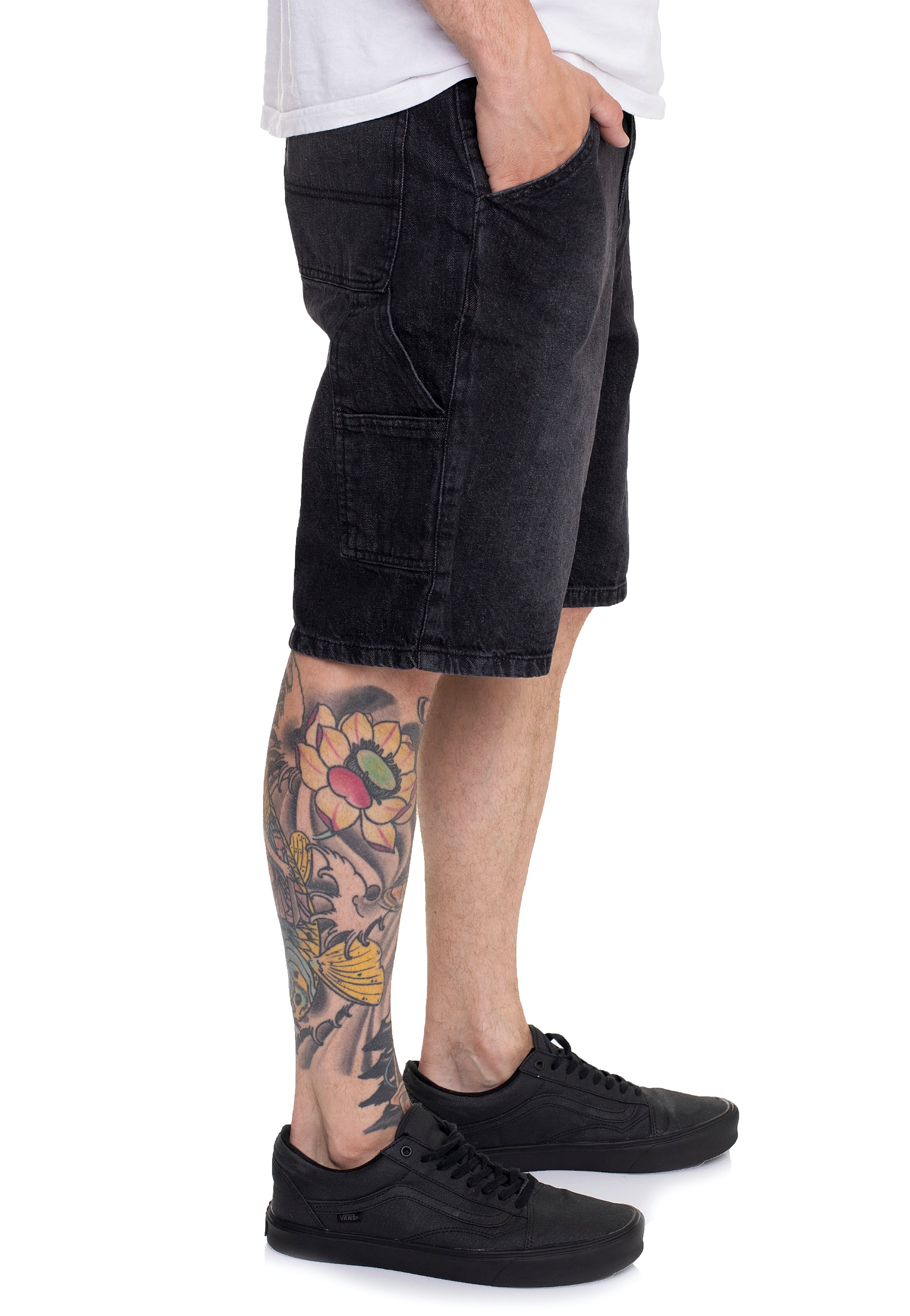 Urban Classics - Carpenter Real Black Washed - Shorts | Men-Image