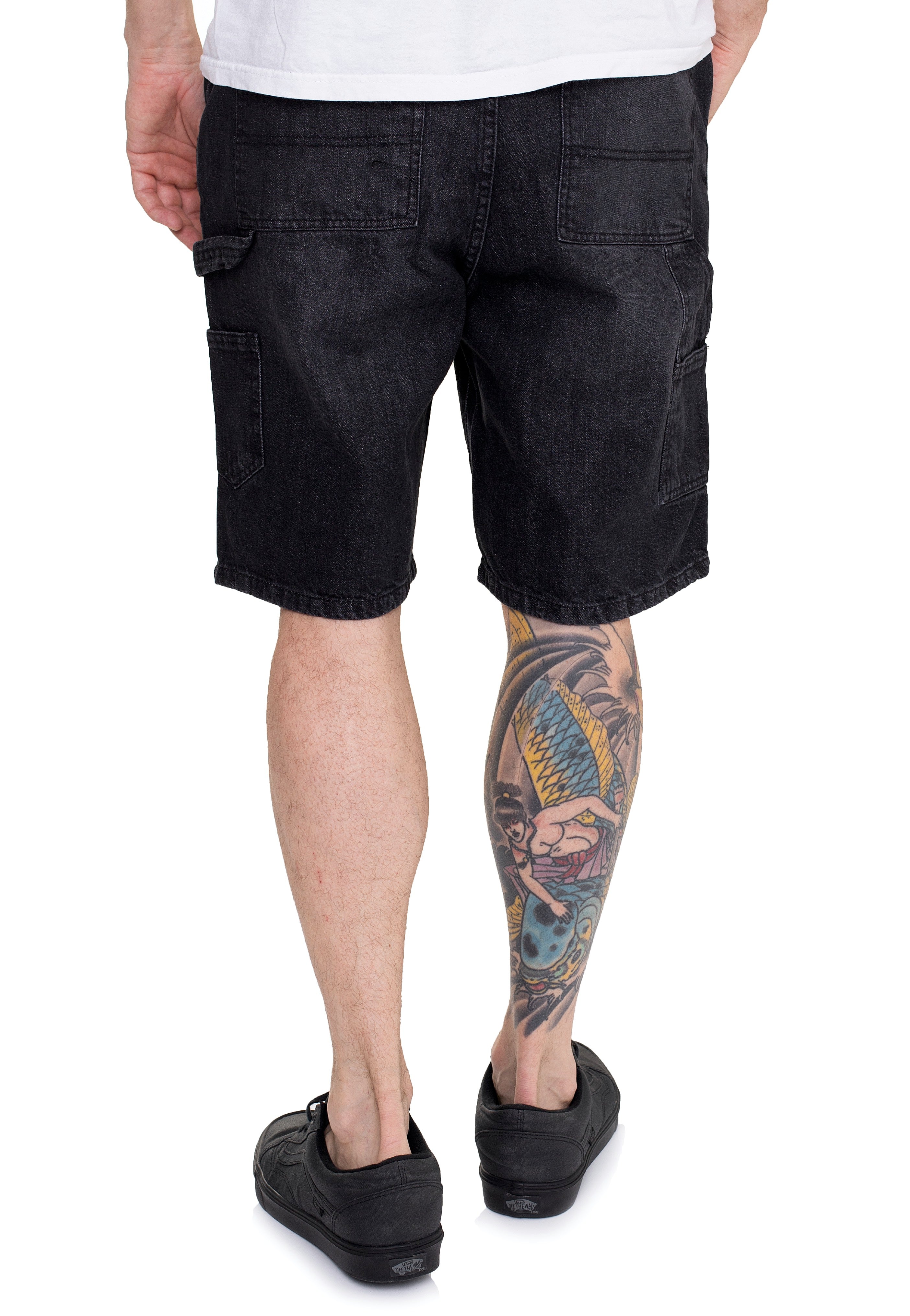 Urban Classics - Carpenter Real Black Washed - Shorts | Men-Image