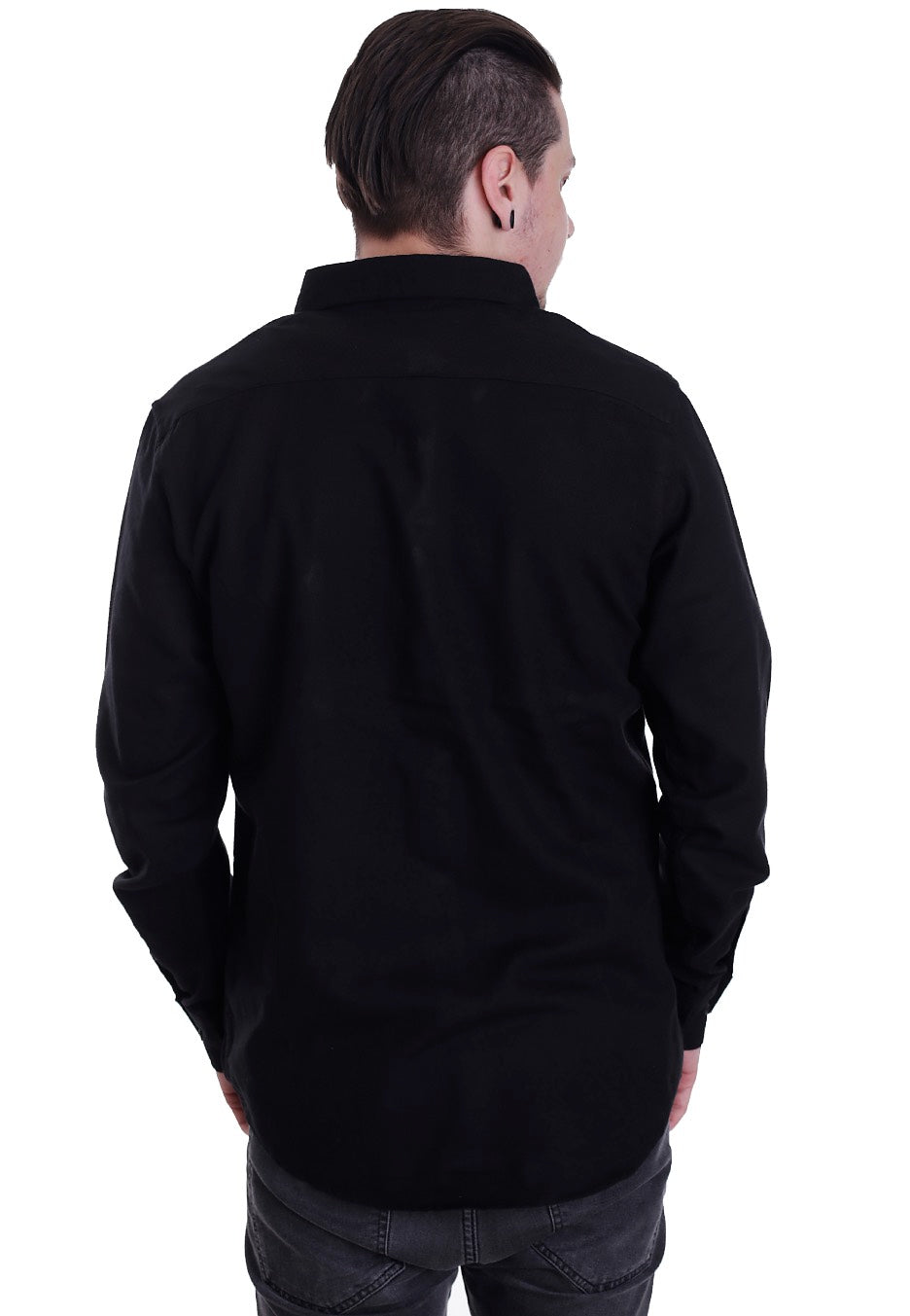 Urban Classics - Checked Flanell Black/Black - Shirt | Men-Image