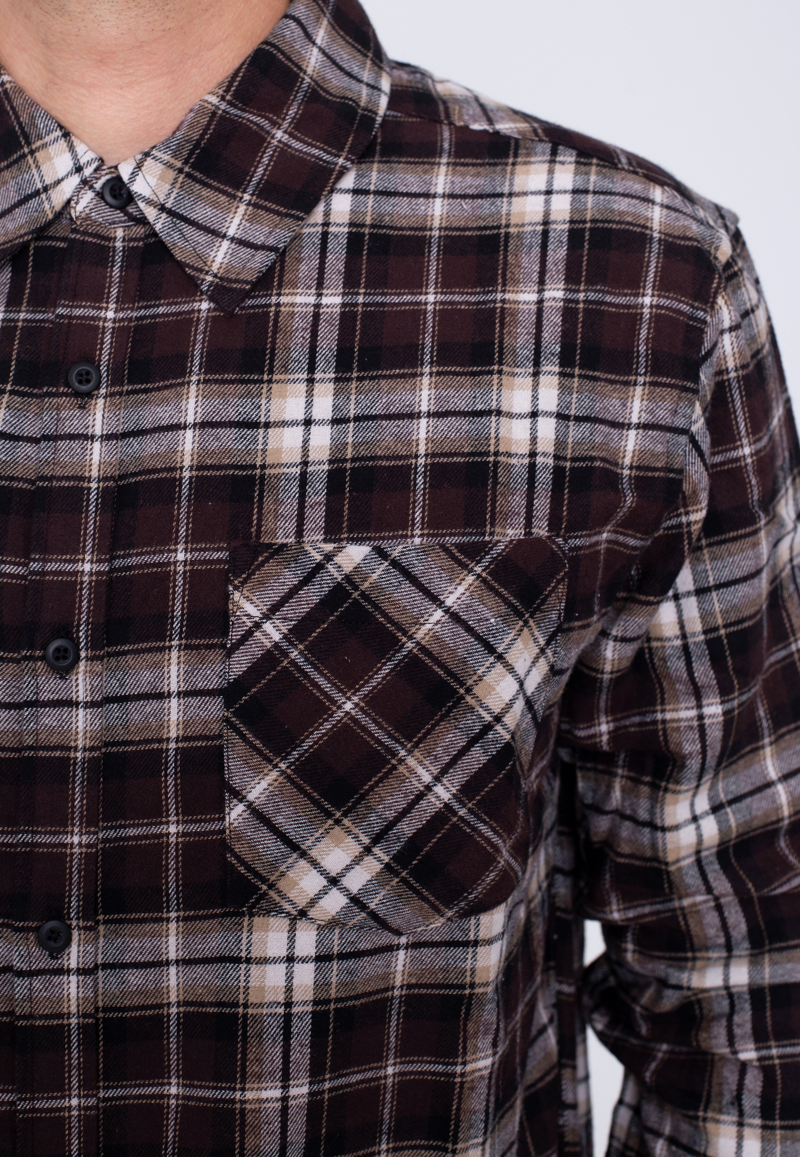 Urban Classics - Checked Roots Dark Ground/Warm Sand - Shirt | Men-Image