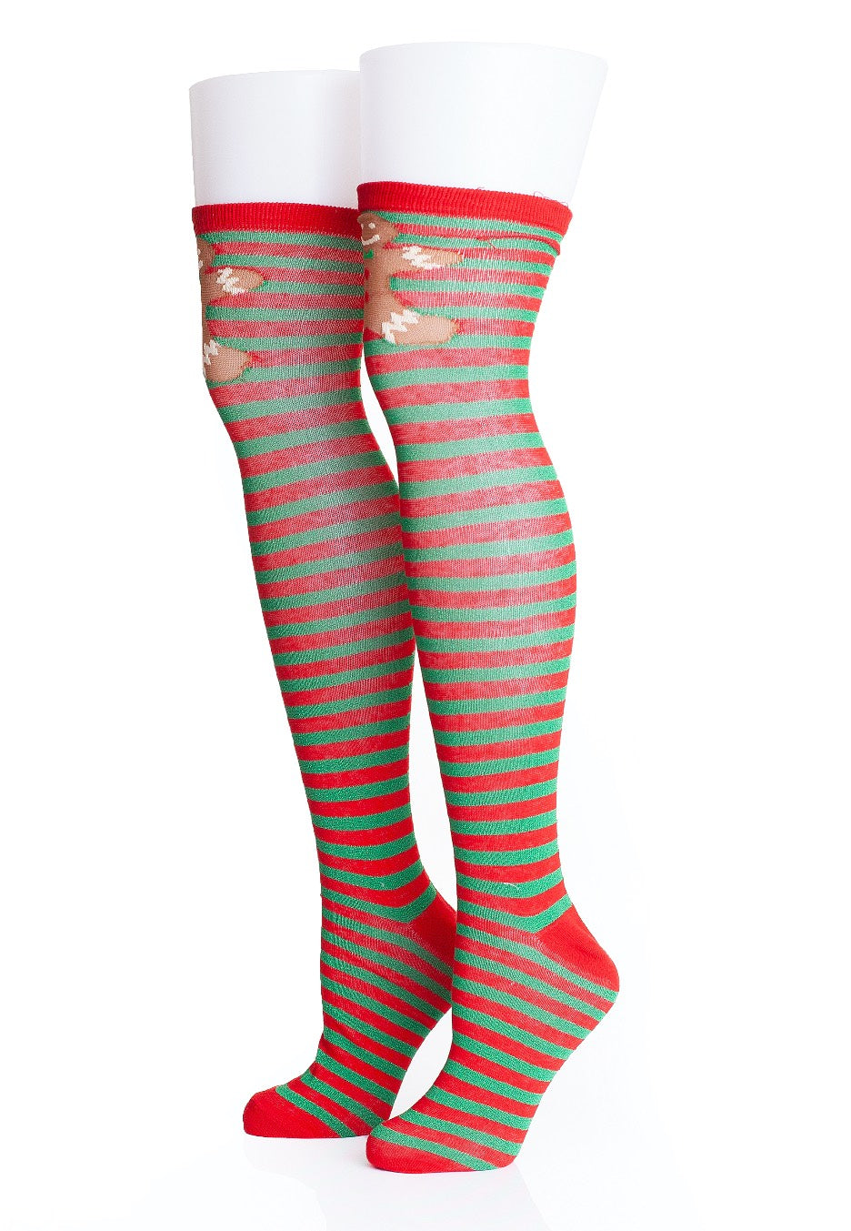 Urban Classics - Christmas Overknees - Socks | Neutral-Image