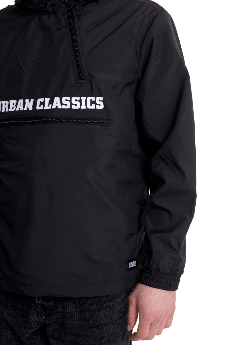 Urban Classics - Commuter Pull Over Black - Jacket | Men-Image