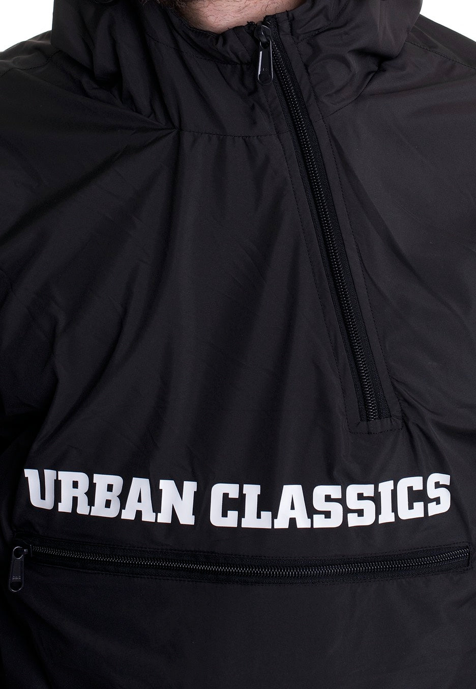 Urban Classics - Commuter Pull Over Black - Jacket | Men-Image