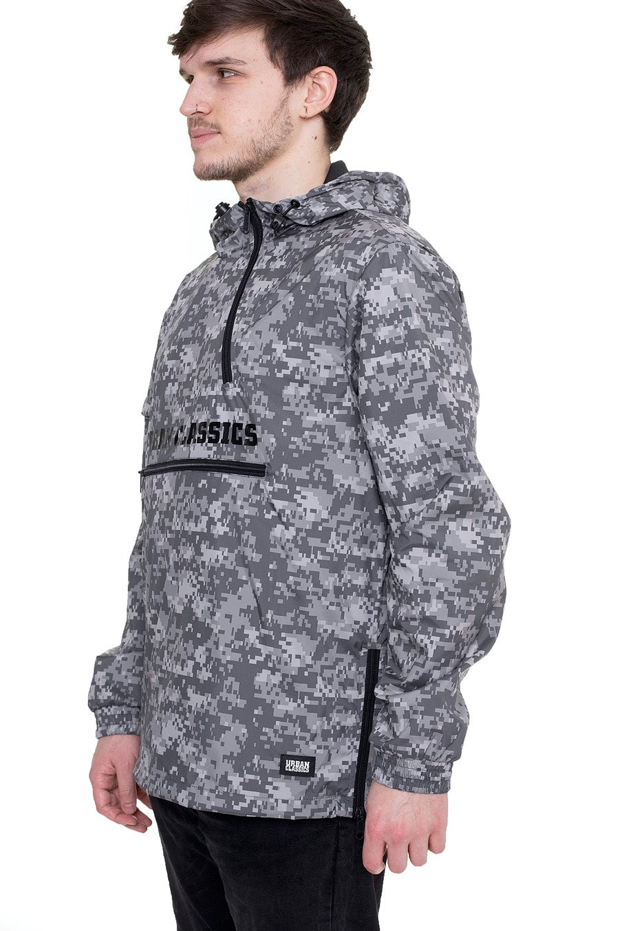 Urban Classics - Commuter Pull Over Dark Digital Camo - Jacket | Men-Image