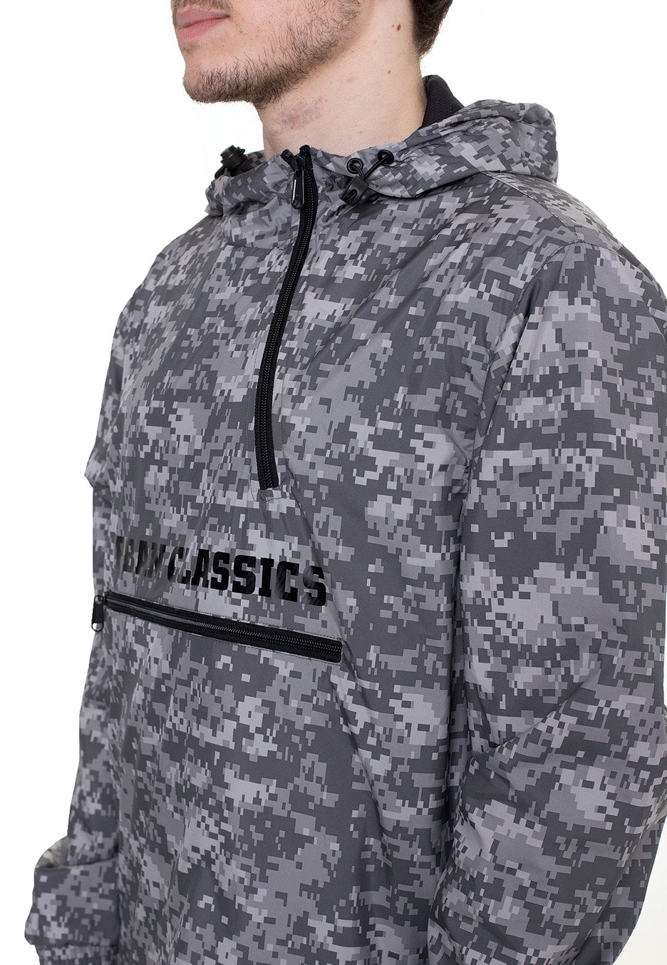 Urban Classics - Commuter Pull Over Dark Digital Camo - Jacket | Men-Image