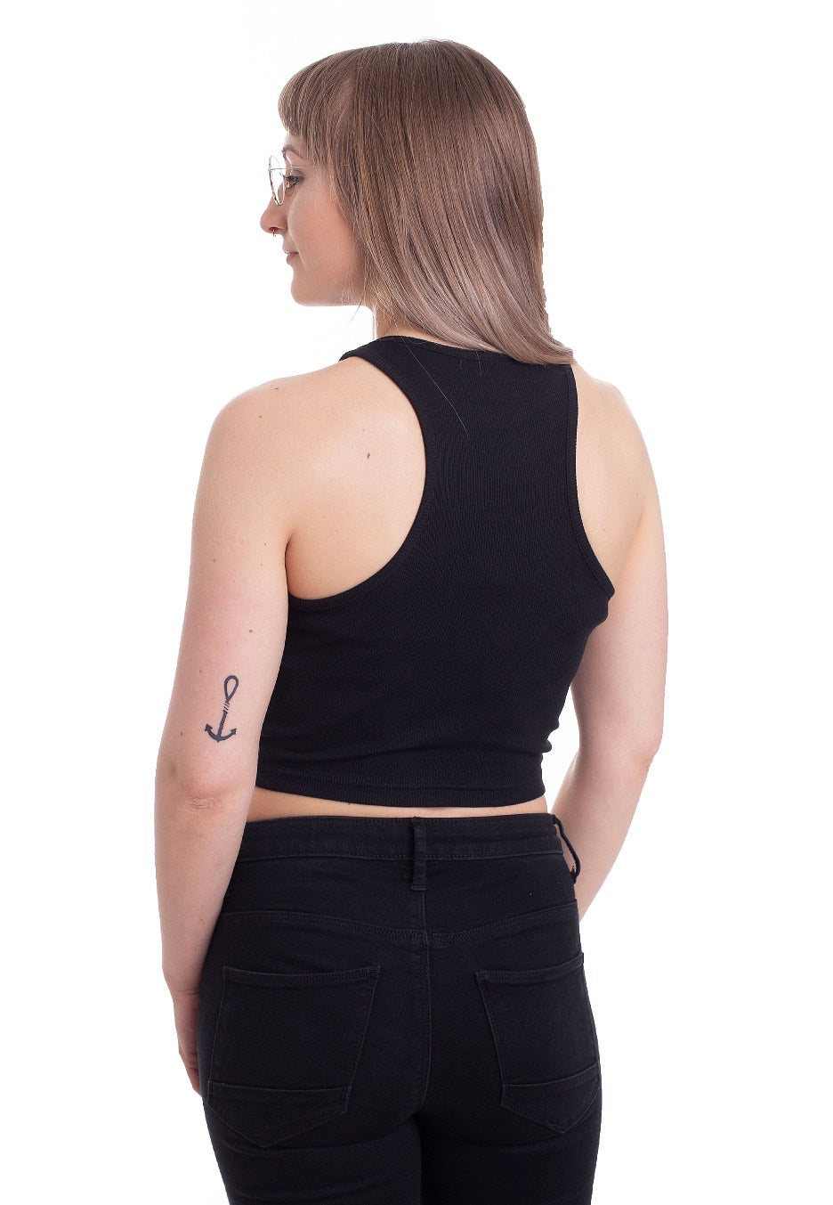 Urban Classics - Cropped Rib Black - Top | Women-Image