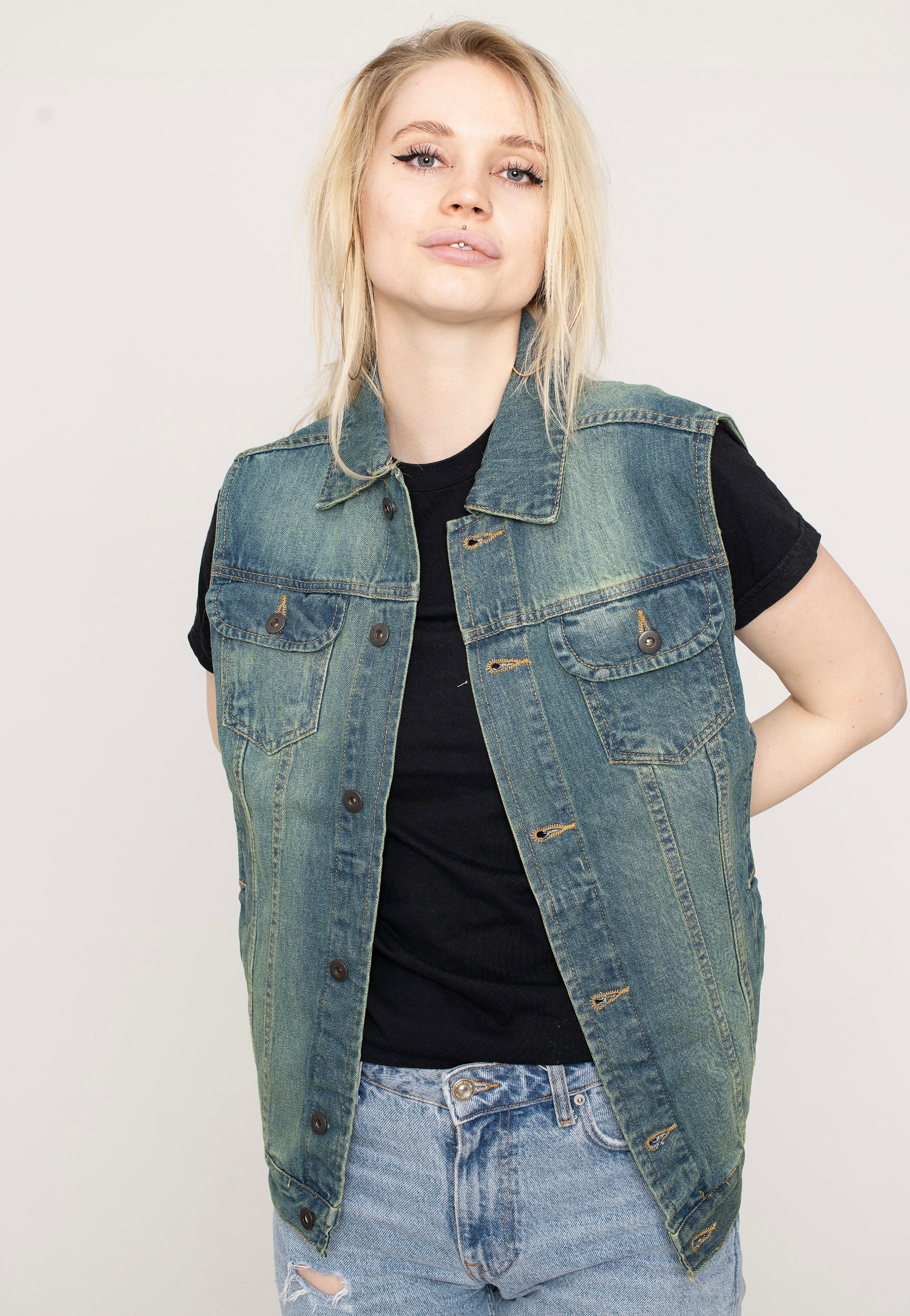 Urban Classics - Denim Lightblue - Vest | Women-Image