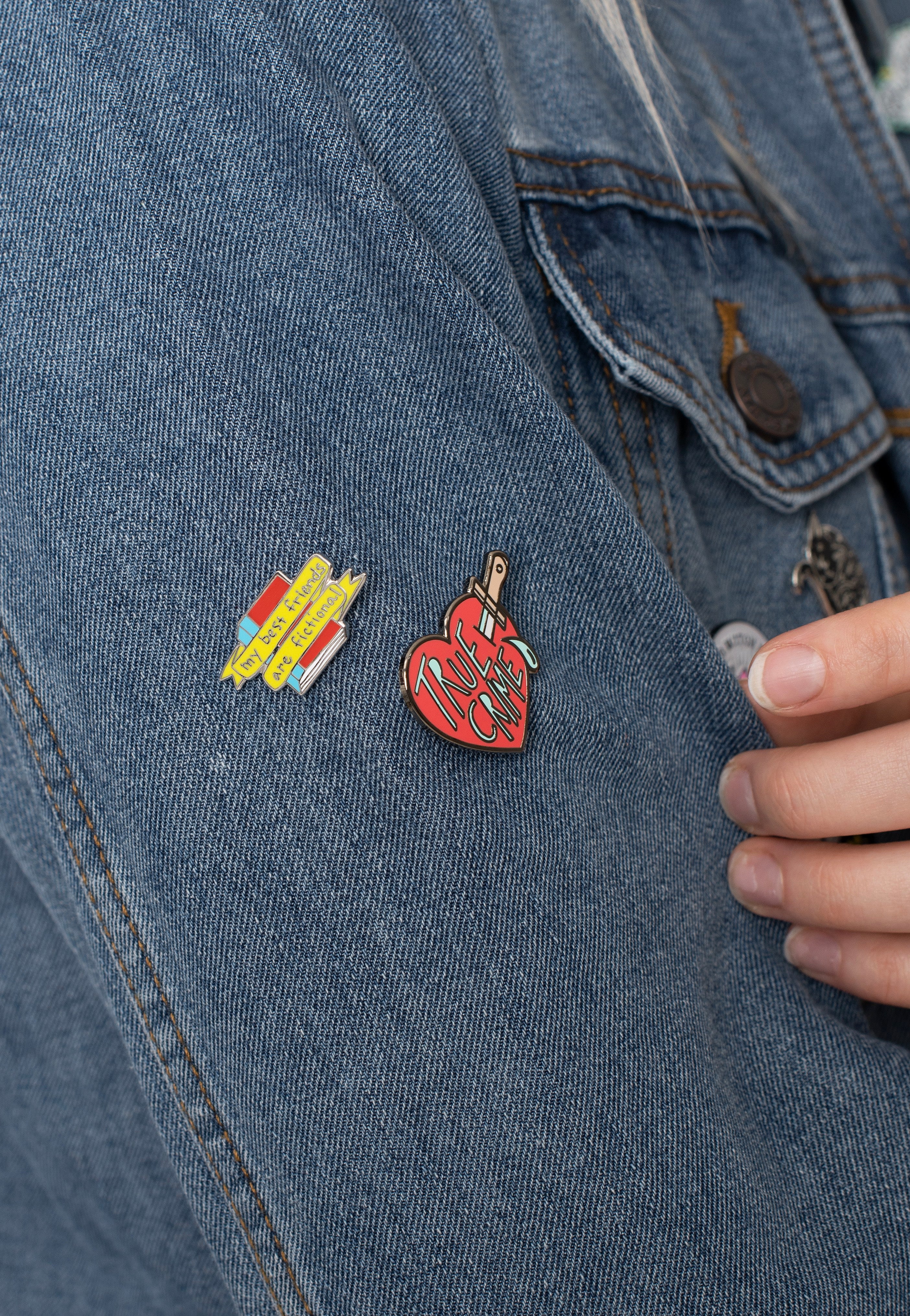 Punky Pins - My Best Friends Are Fictional - Pin | Neutral-Image