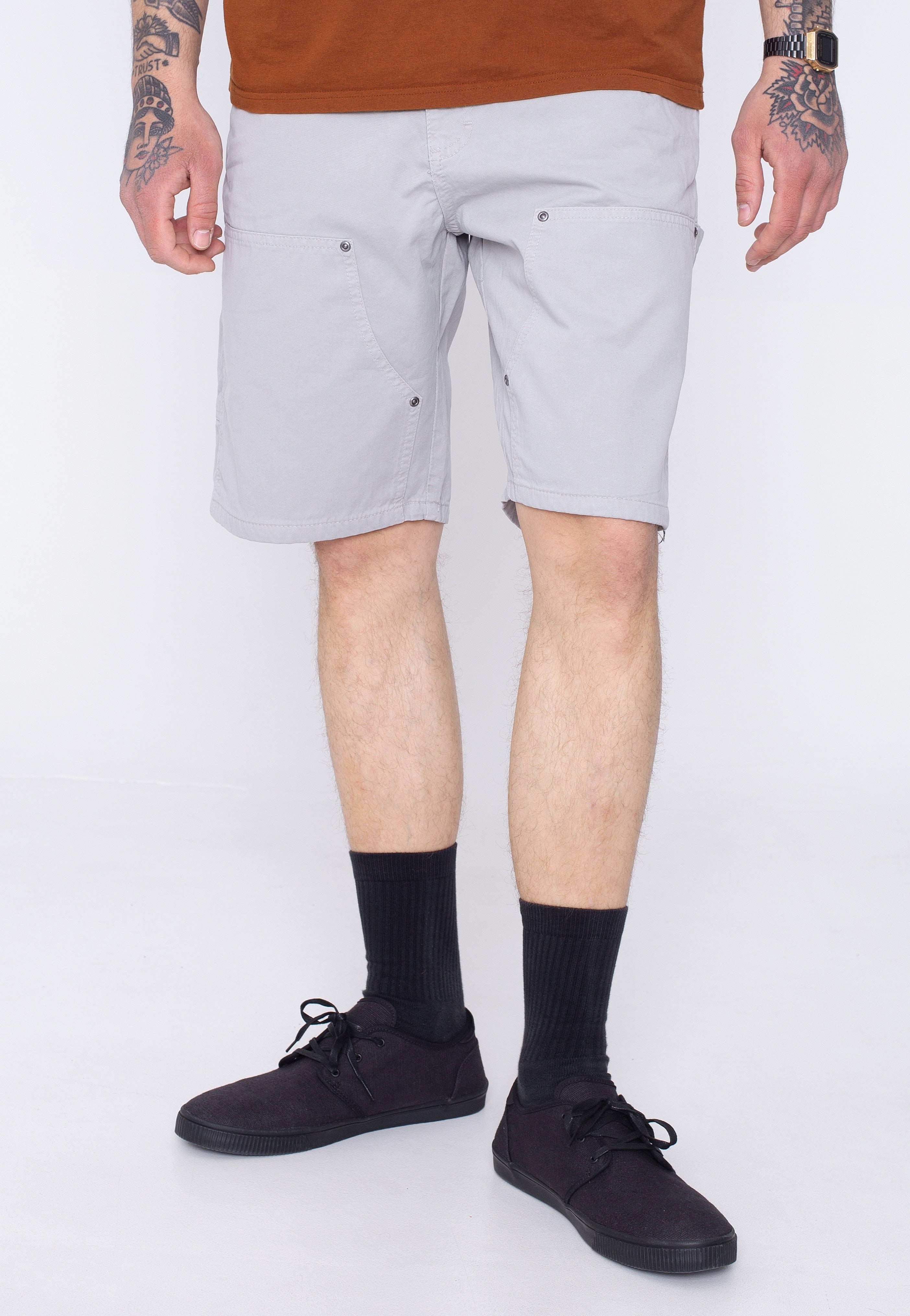 Urban Classics - Double Knee Carpenter Lightasphalt - Shorts | Men-Image