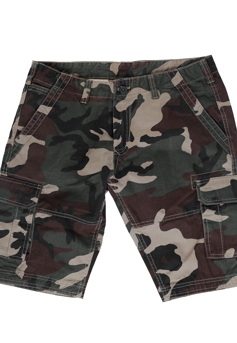 Urban Classics - Fitted Cargo Wood Camo - Shorts | Men-Image