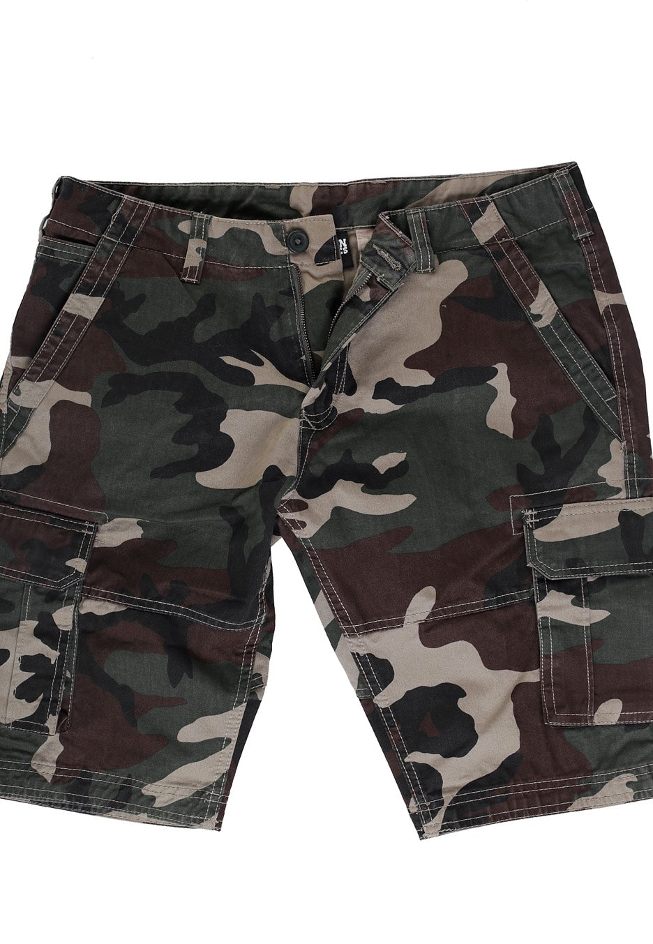 Urban Classics - Fitted Cargo Wood Camo - Shorts | Men-Image