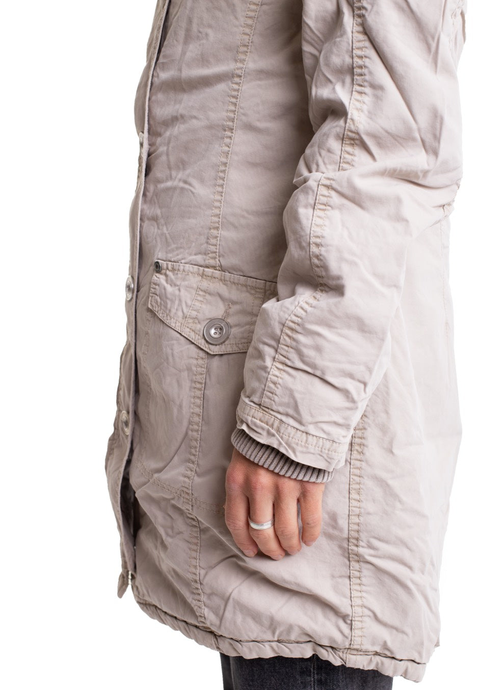 Urban Classics - Garment Washed Sand - Jacket | Women-Image