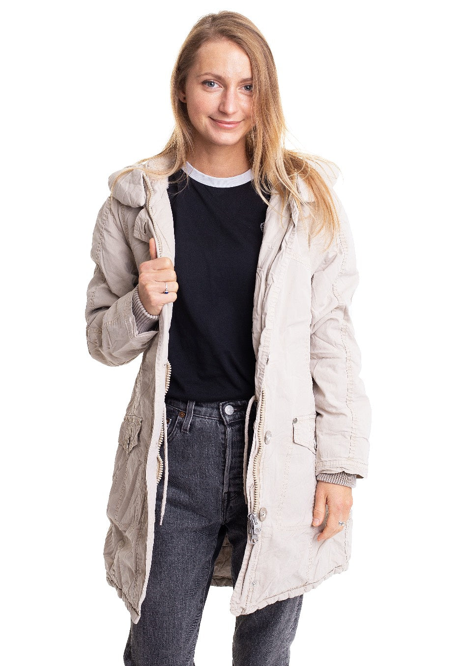 Urban Classics - Garment Washed Sand - Jacket | Women-Image